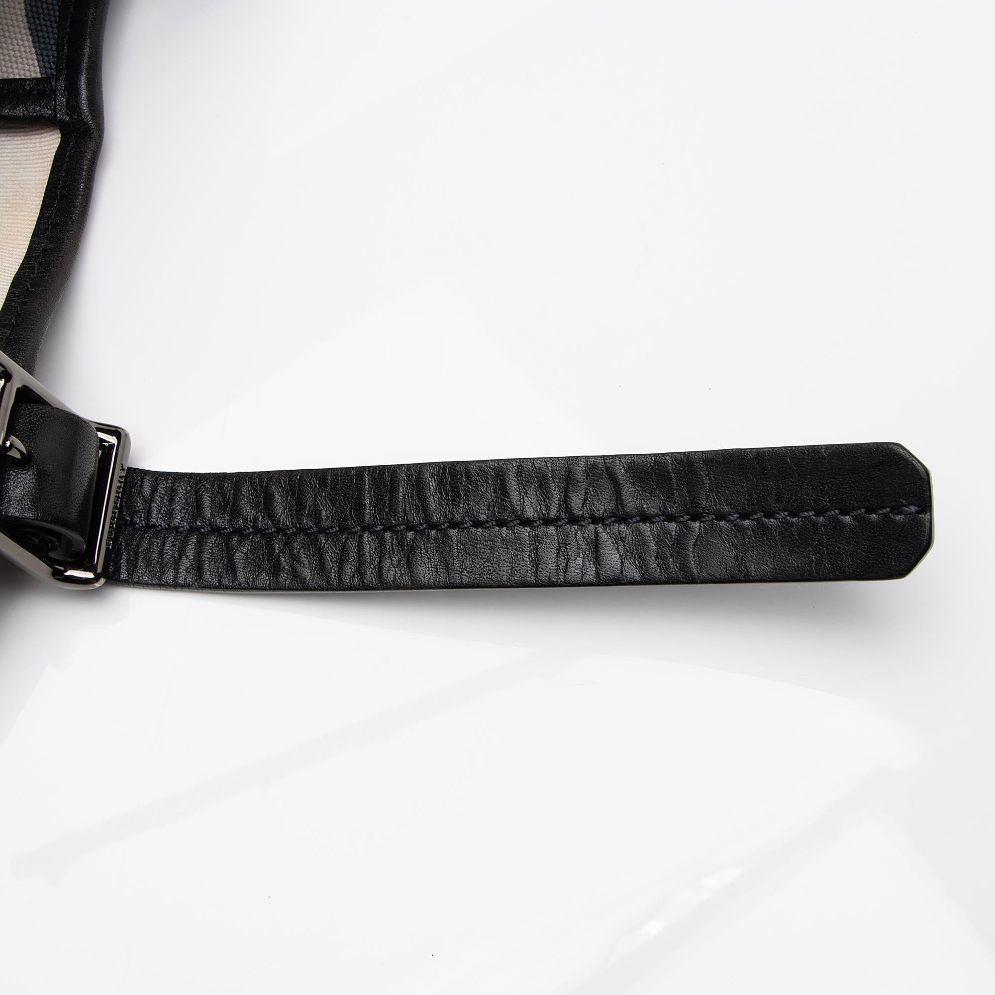 Burberry Brushstroke Mega Check Canvas Large Shopper Tote (SHF-23207)