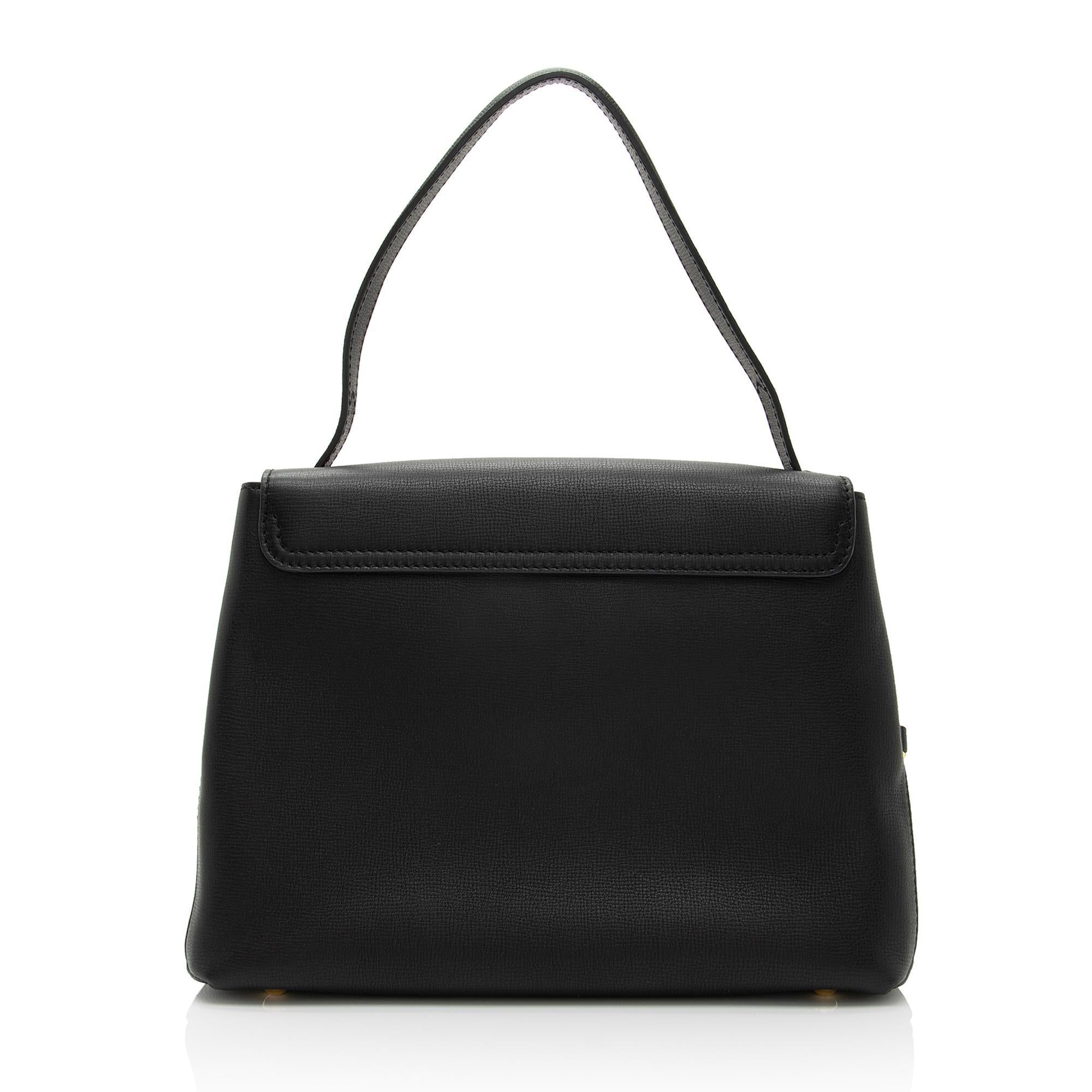 Burberry Calfskin House Check Camberley Medium Satchel (SHF-gaZERz)