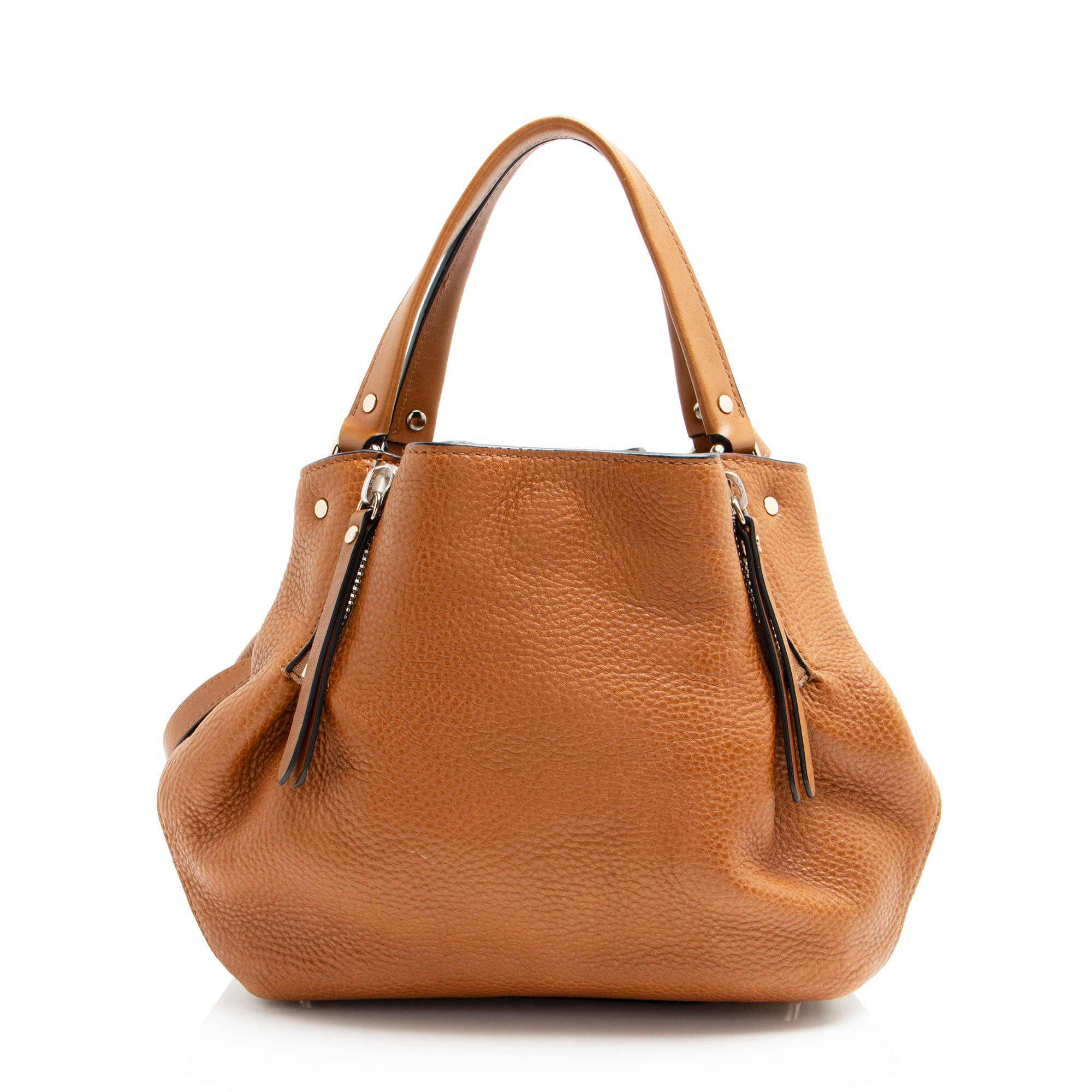 Burberry Calfskin House Check Maidstone Small Shoulder Bag (SHF-GIU47v)