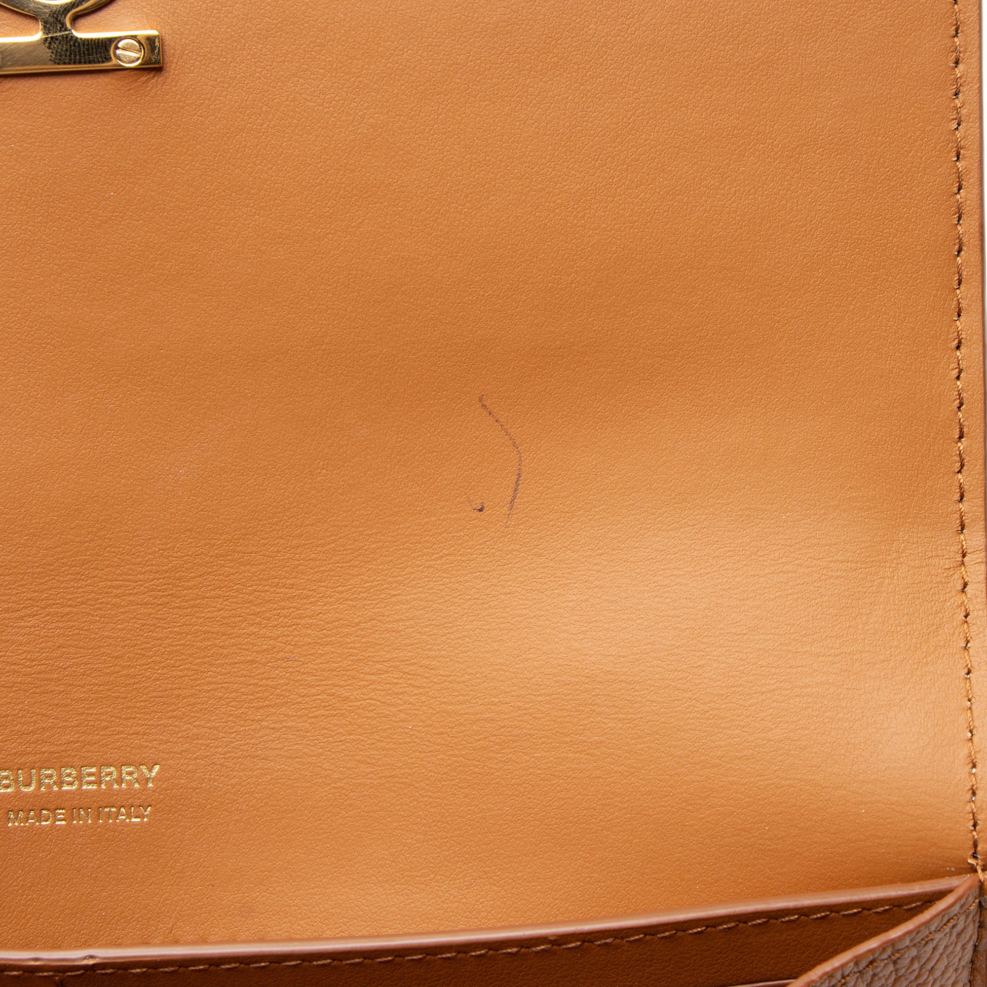 Burberry Calfskin TB Continental Wallet