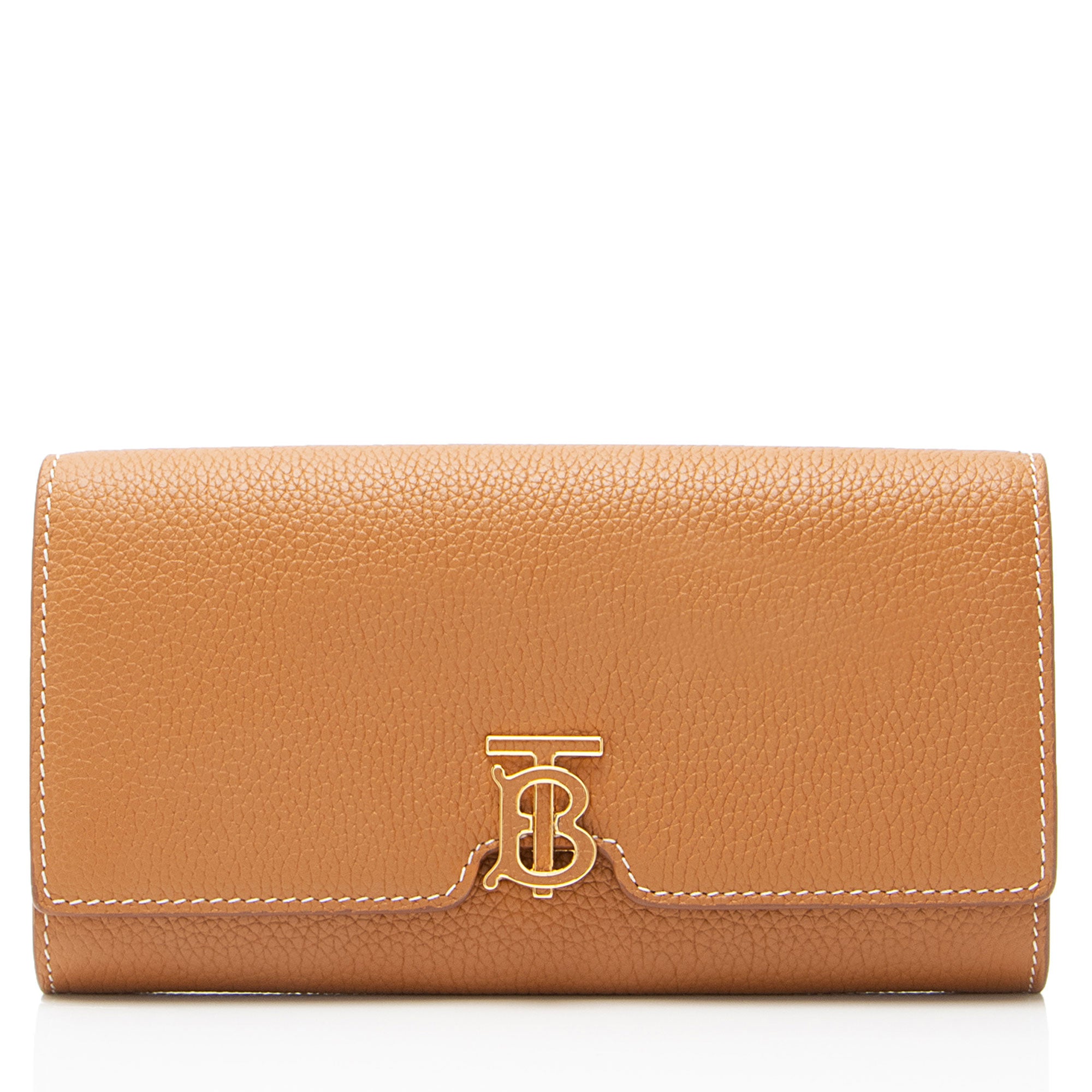 Burberry Calfskin TB Continental Wallet