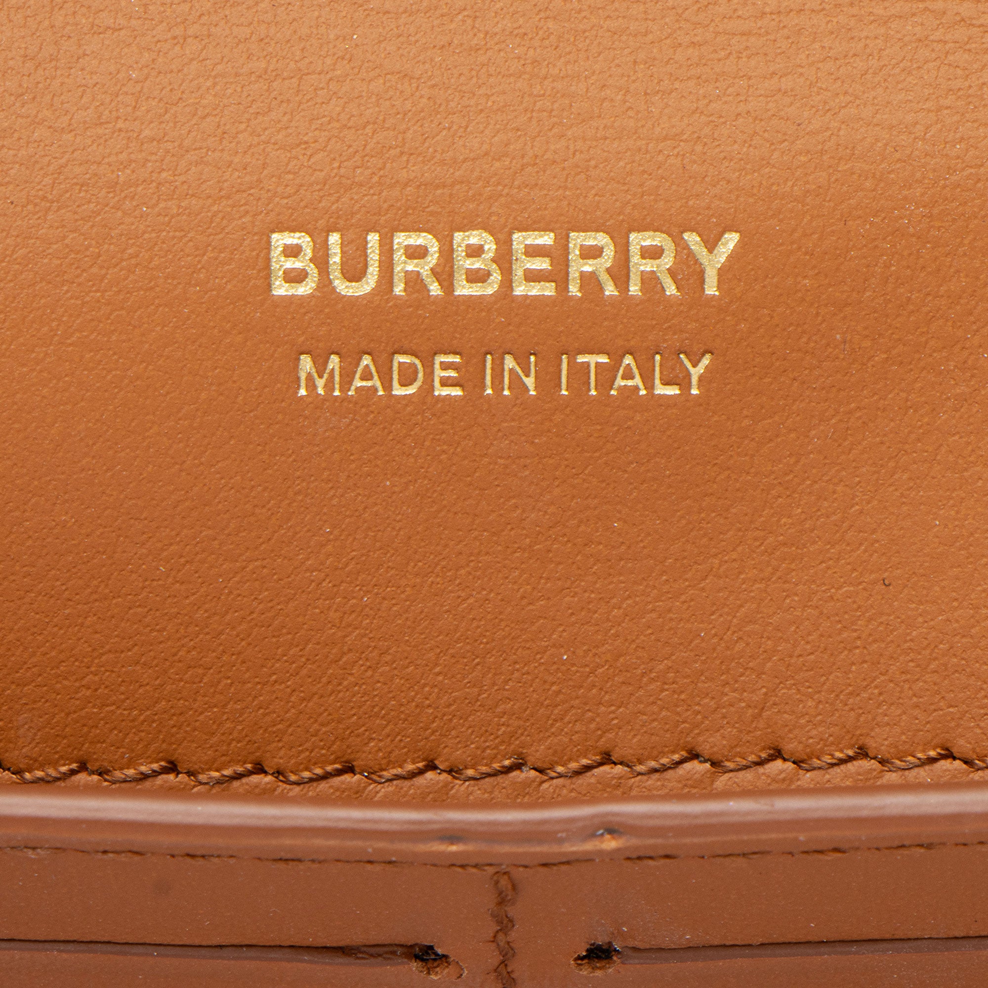 Burberry Calfskin TB Continental Wallet