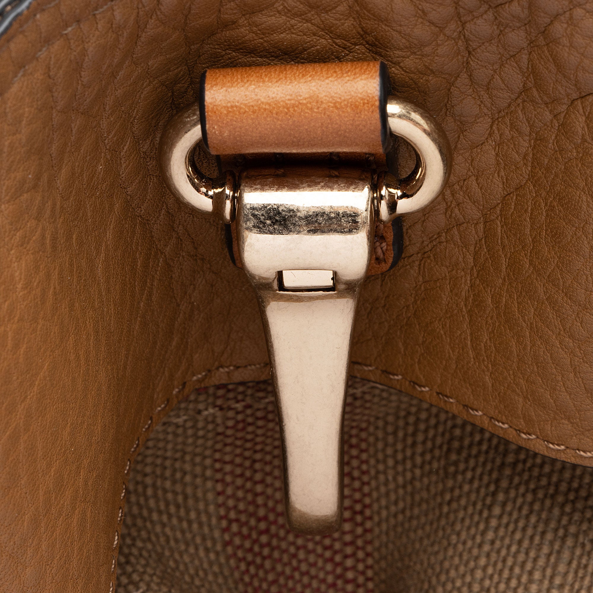 Burberry Canvas Check Tassel Ashby Medium Hobo (SHF-KQF93d)