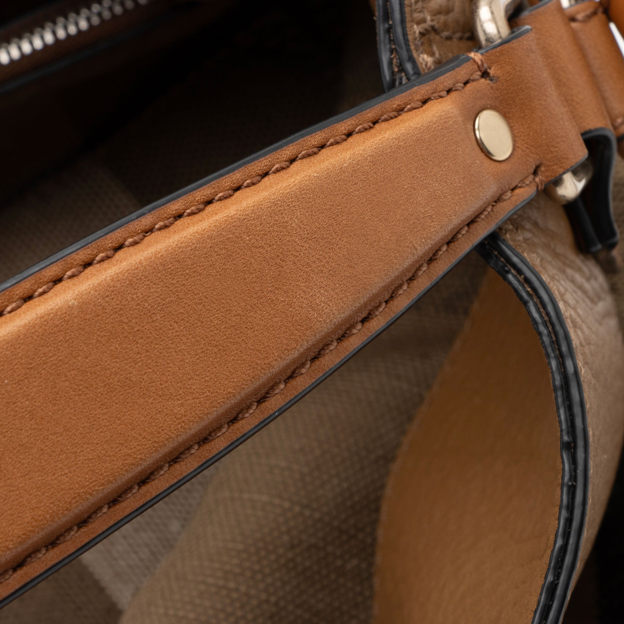 Burberry Canvas Check Tassel Ashby Medium Hobo (SHF-KQF93d)