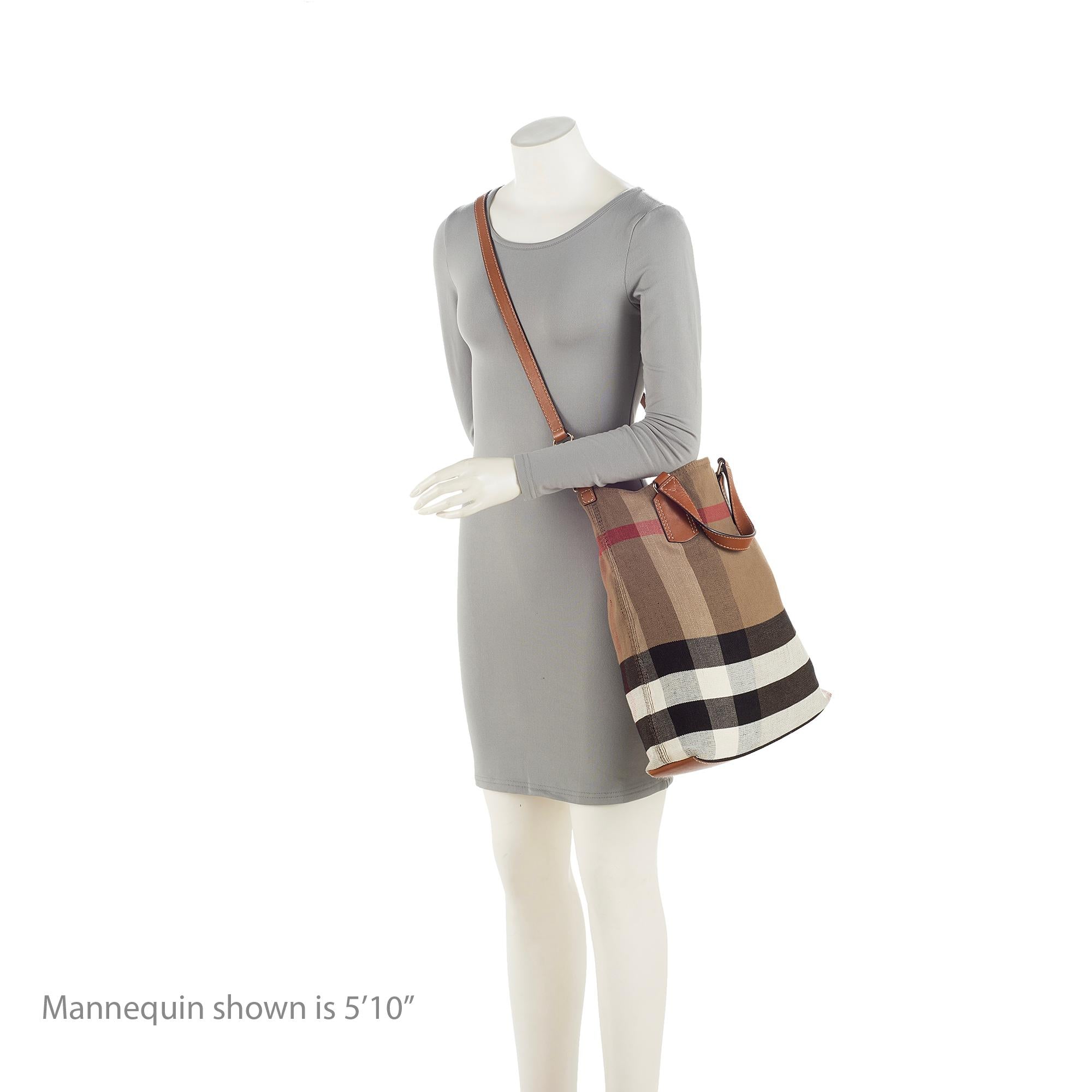 Burberry Canvas Check Tottenham Medium Tote