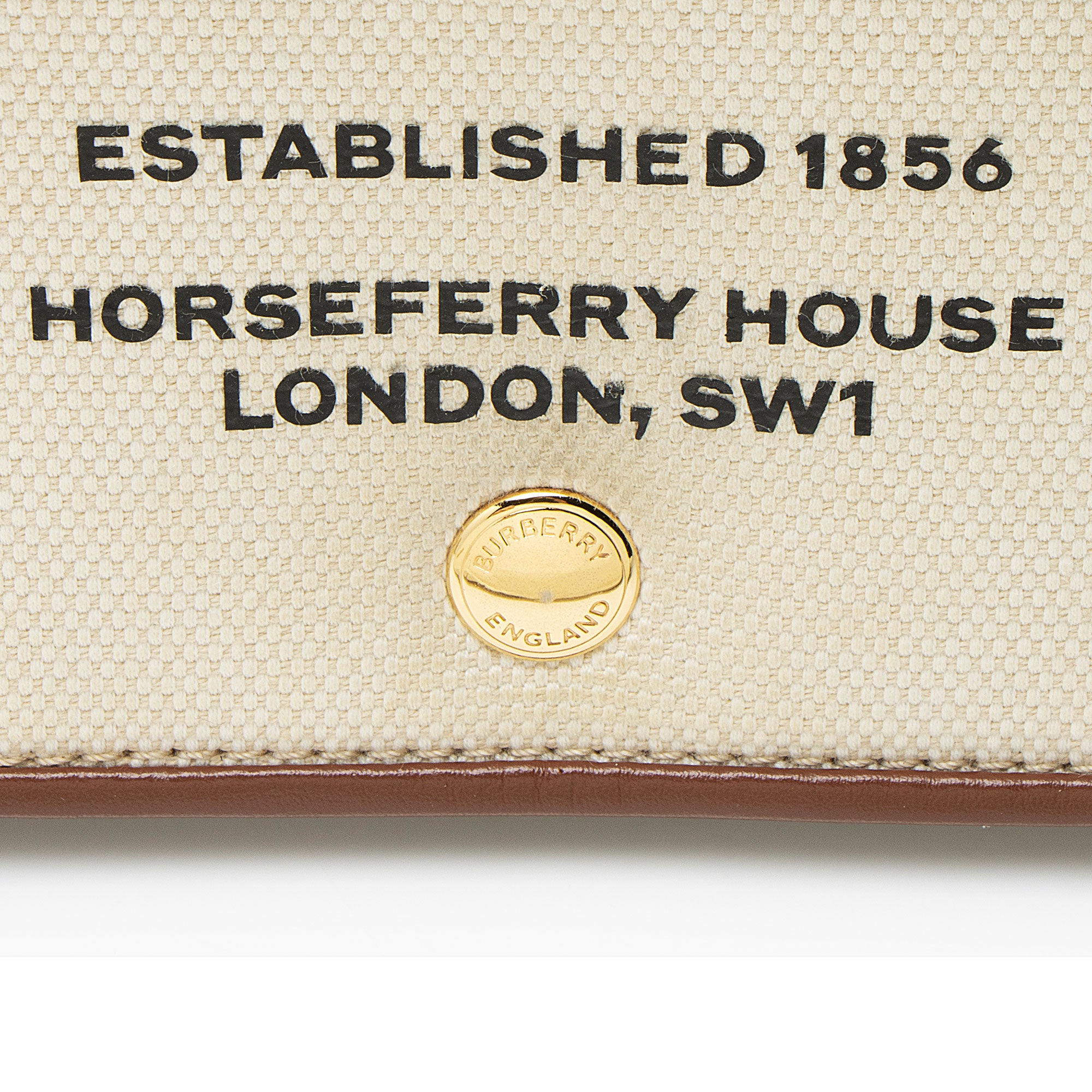 Burberry Canvas Horseferry Small Crossbody