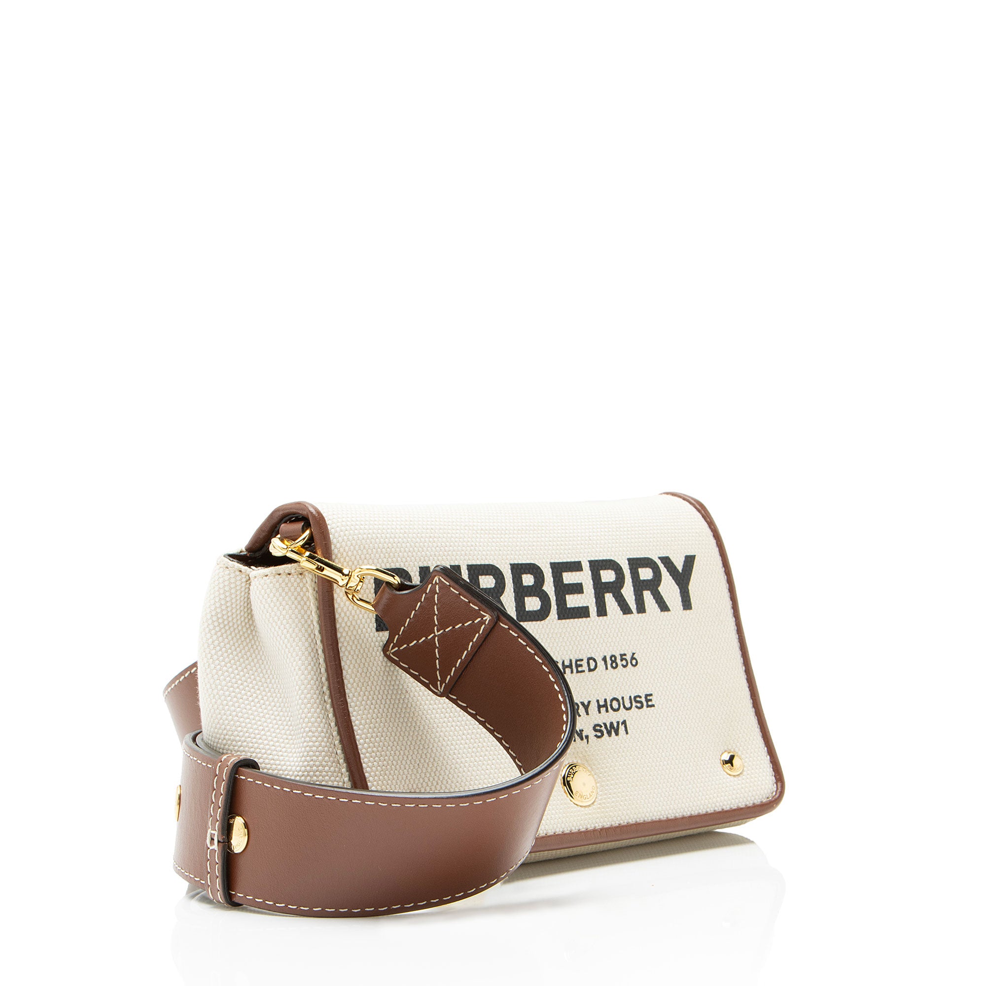 Burberry Canvas Horseferry Small Crossbody