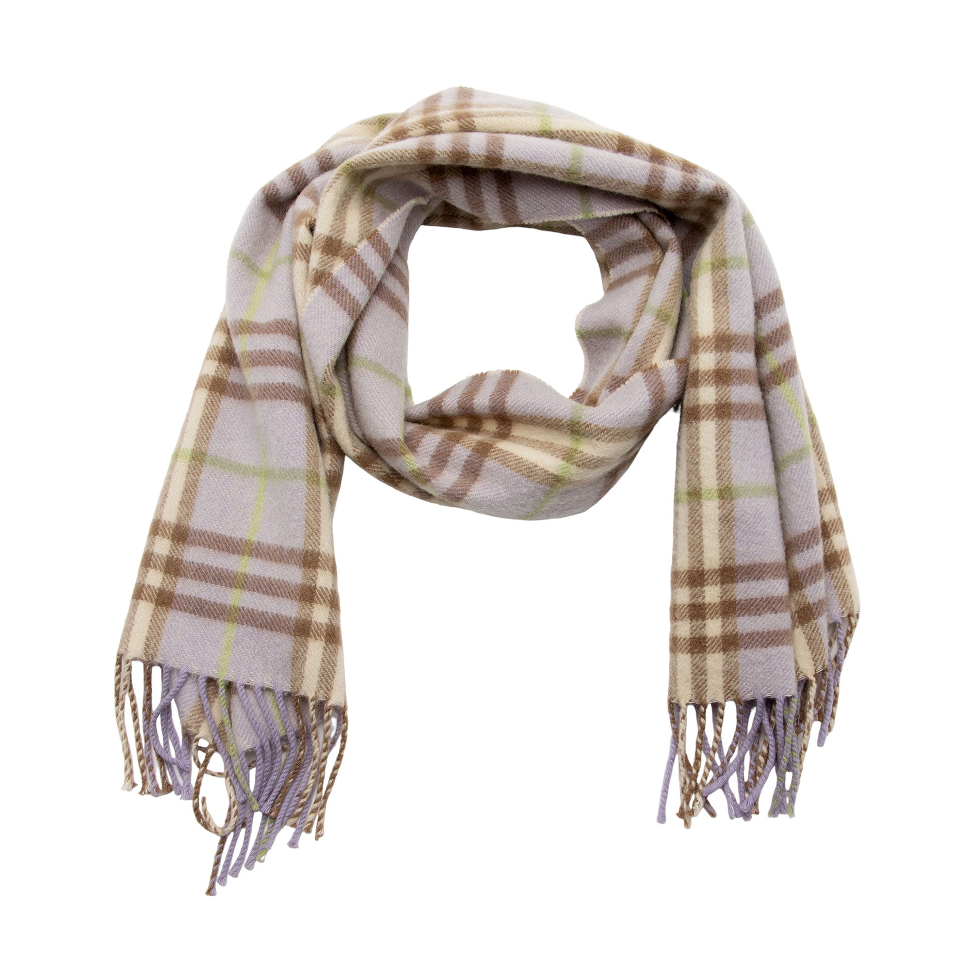 Burberry Cashmere Check Scarf (SHF-wJPU6k)