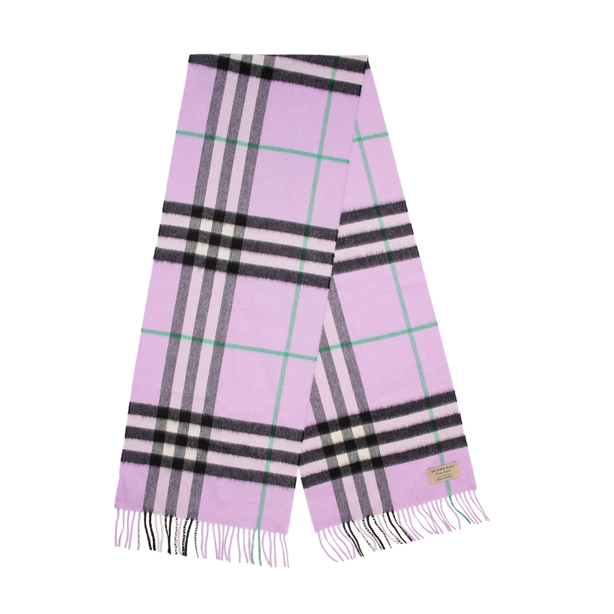 Burberry Cashmere Giant Check Scarf (SHF-cYJufq)