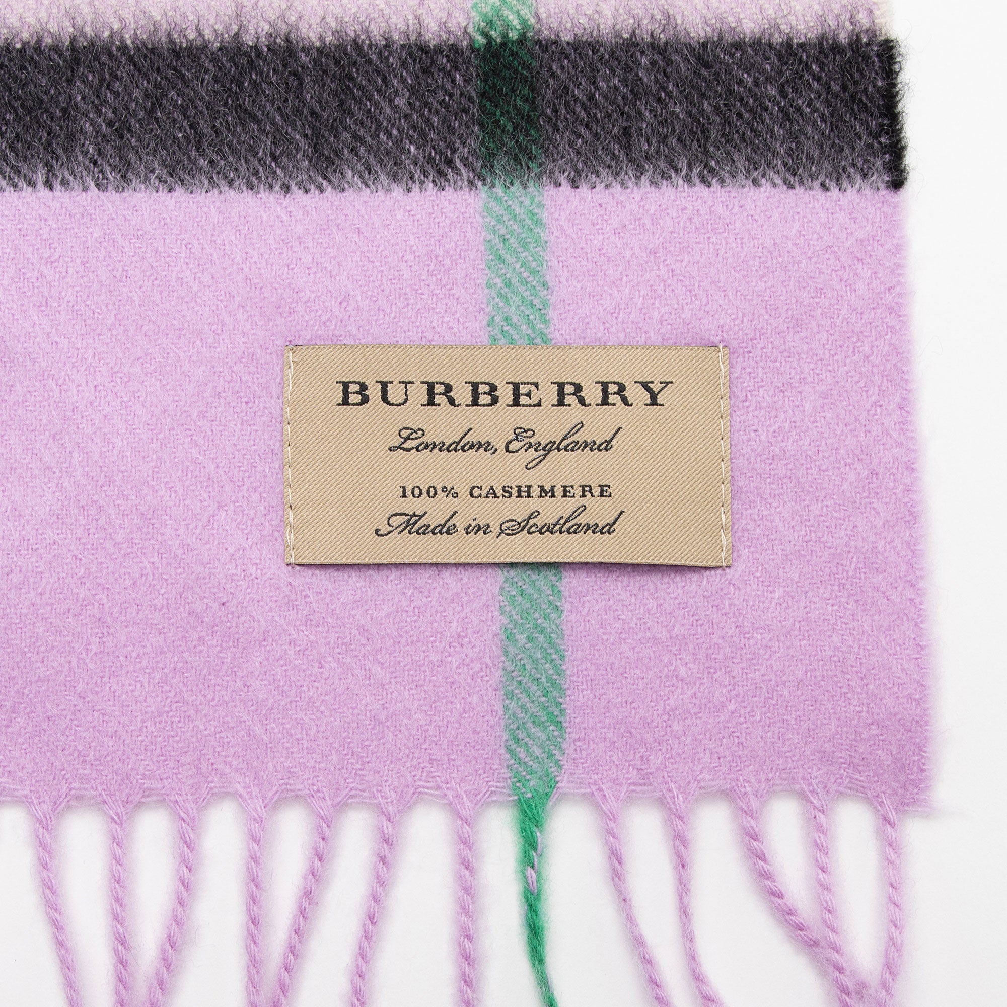 Burberry Cashmere Giant Check Scarf (SHF-cYJufq)