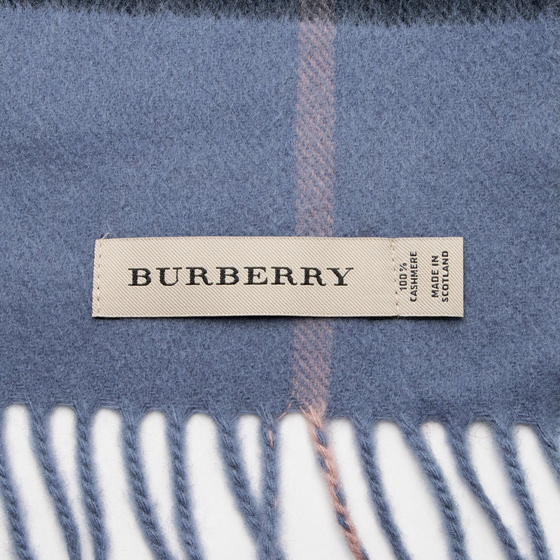 Burberry Cashmere Giant Check Scarf (SHF-tMHipo)