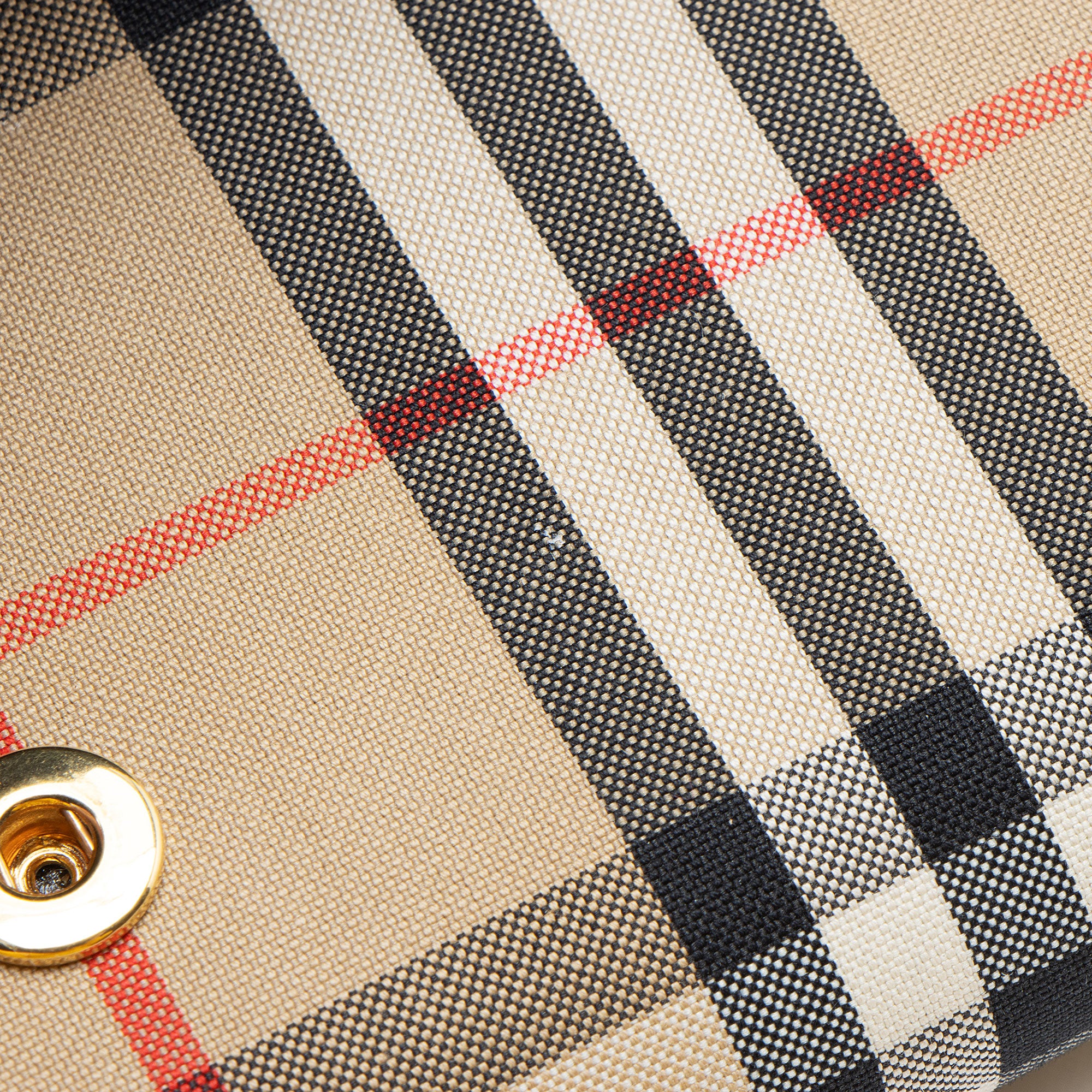 Burberry Check Calfskin Halton Continental Wallet