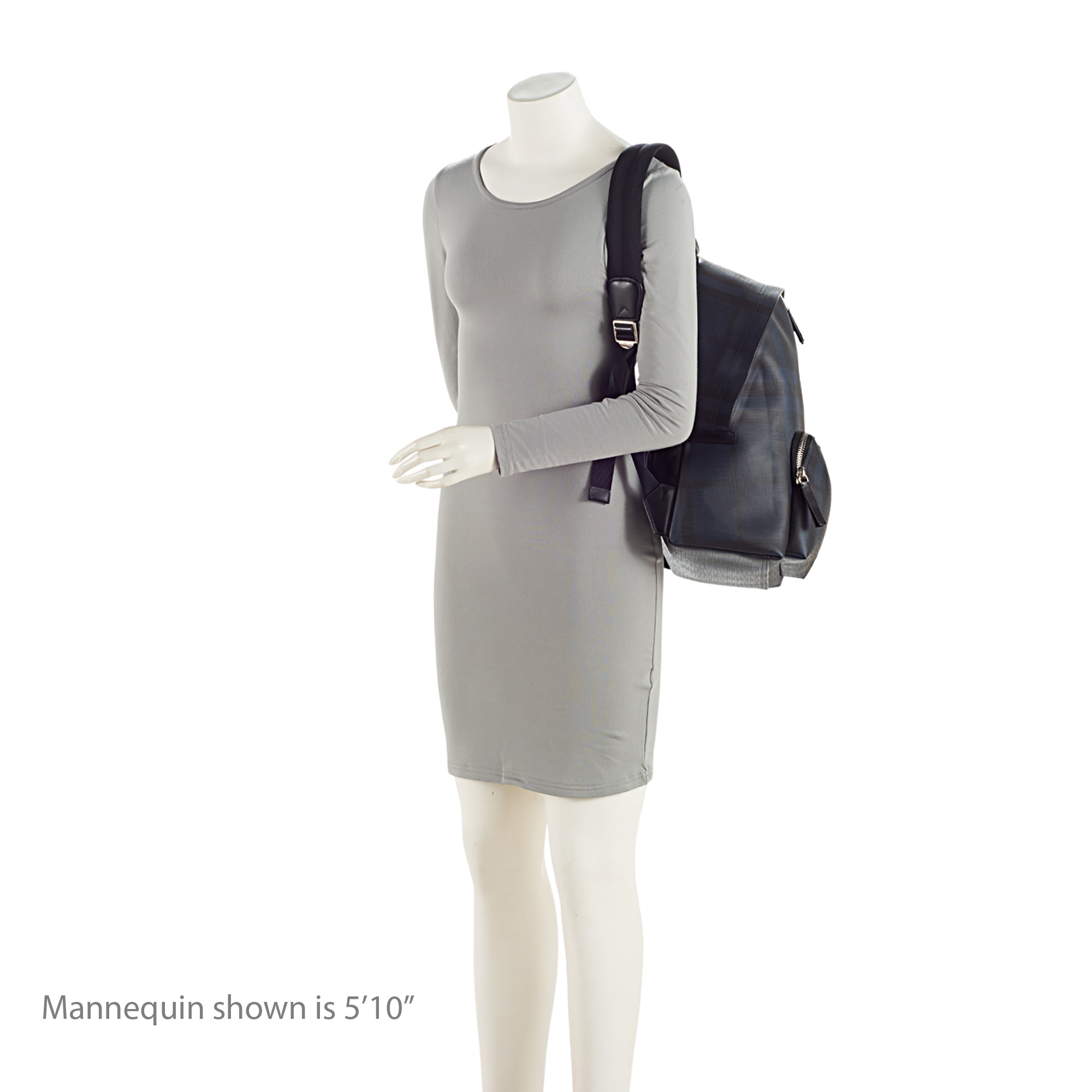 Burberry E-Canvas House Check Abbeydale Backpack (SHF-KLoYR6)