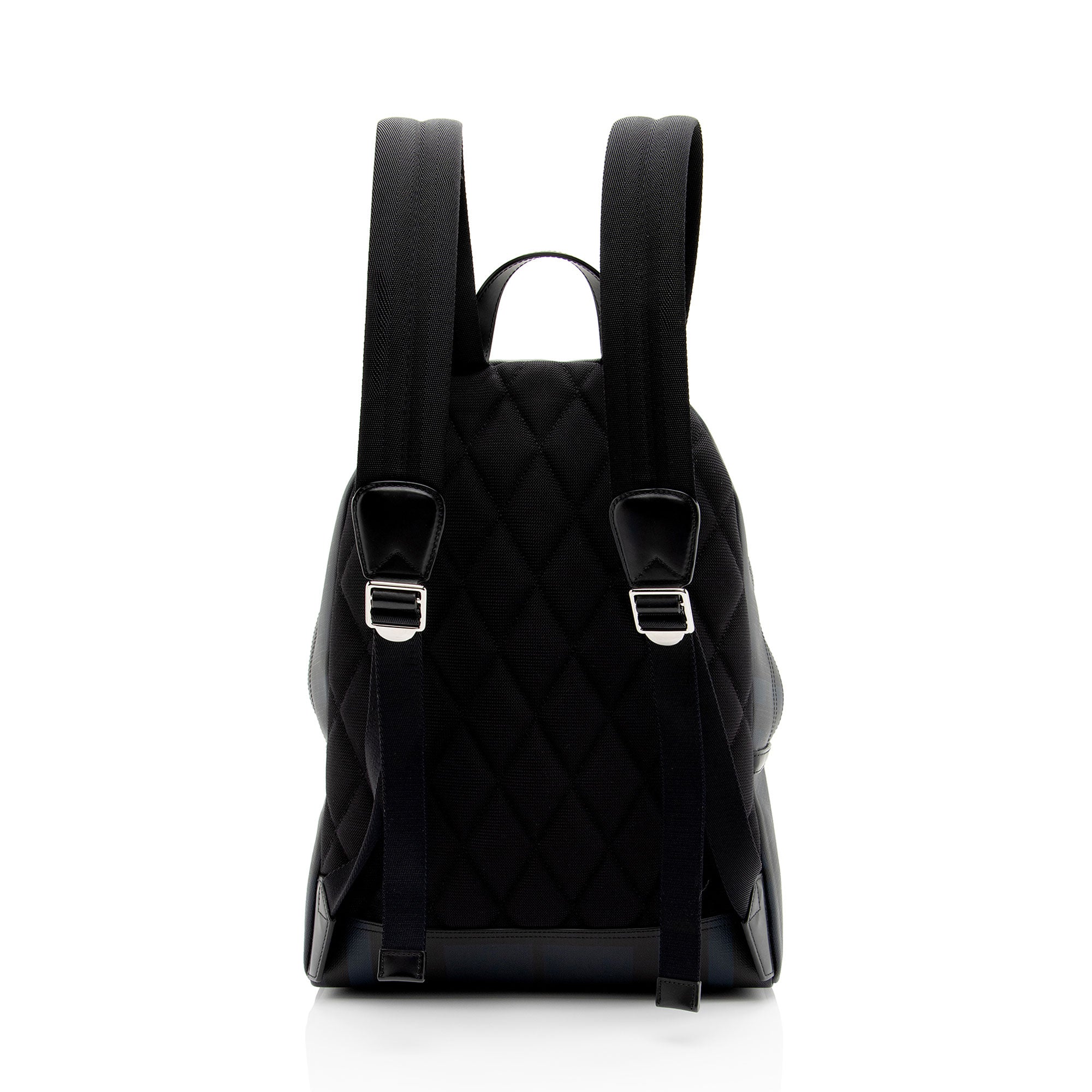 Burberry E-Canvas House Check Abbeydale Backpack (SHF-KLoYR6)