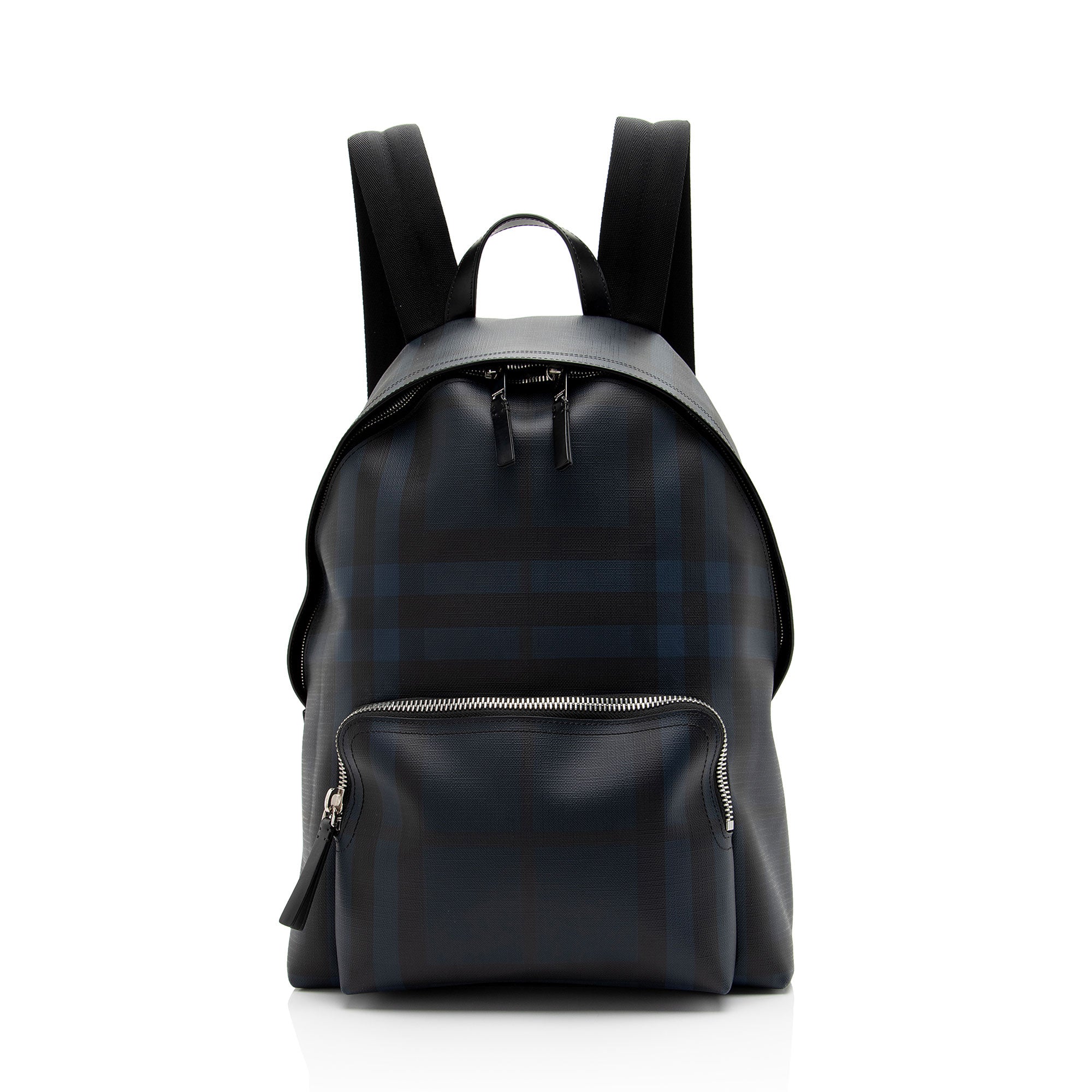 Burberry E-Canvas House Check Abbeydale Backpack (SHF-KLoYR6)