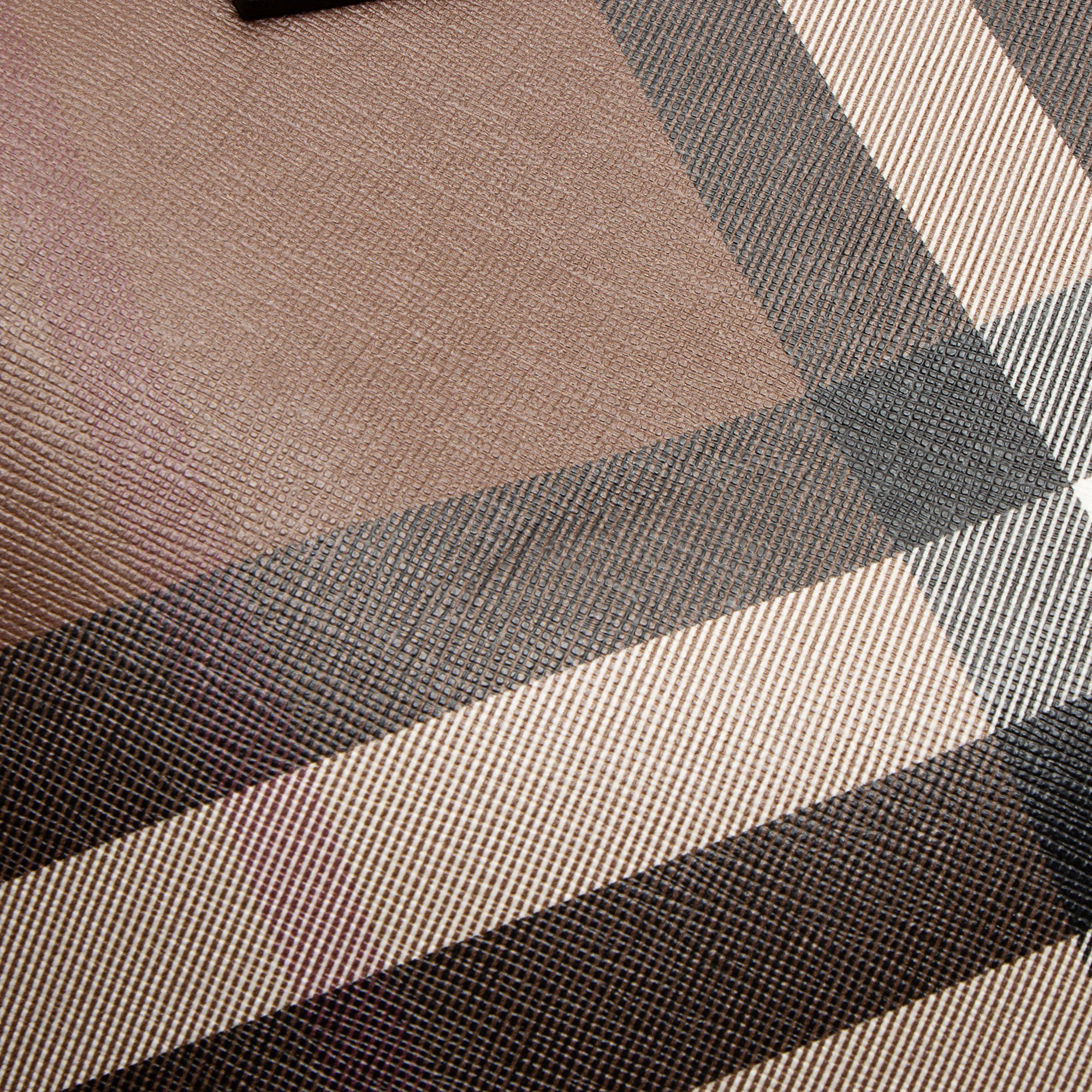 Burberry E-Canvas House Check Denny Medium Tote