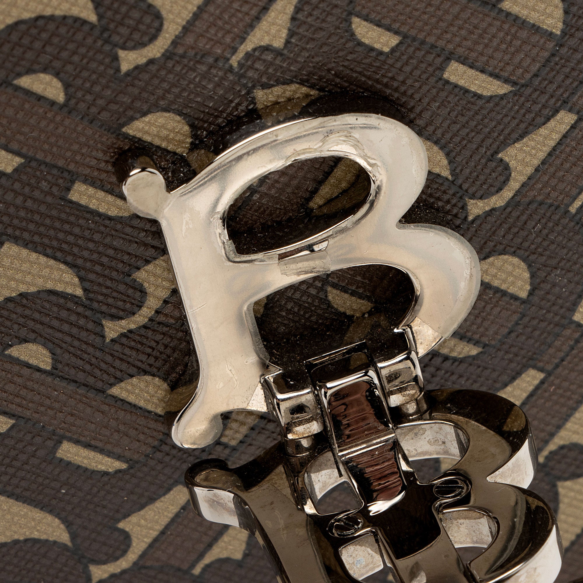 Burberry E-Canvas TB Monogram Robin Mini Messenger