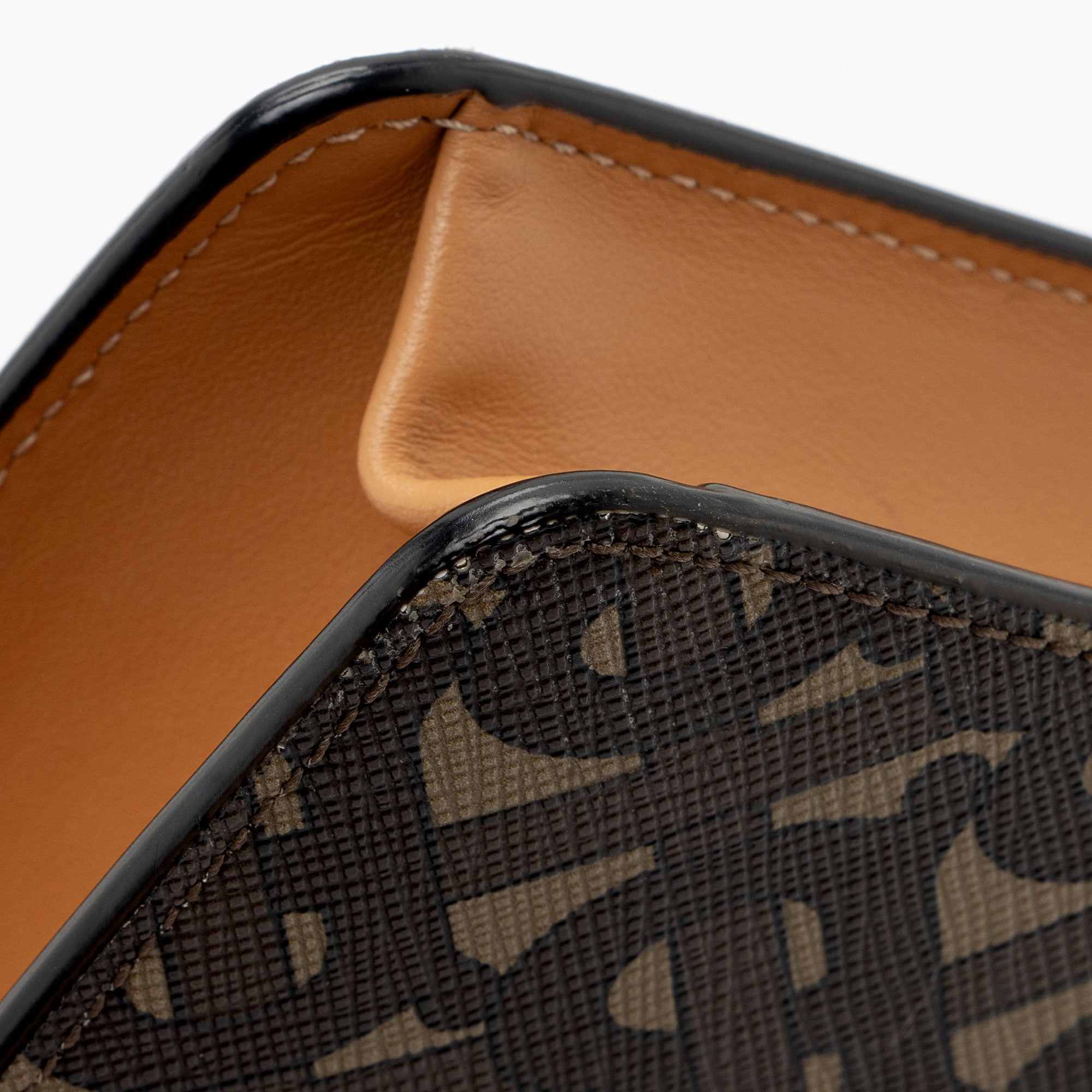 Burberry E-Canvas TB Monogram Robin Mini Messenger