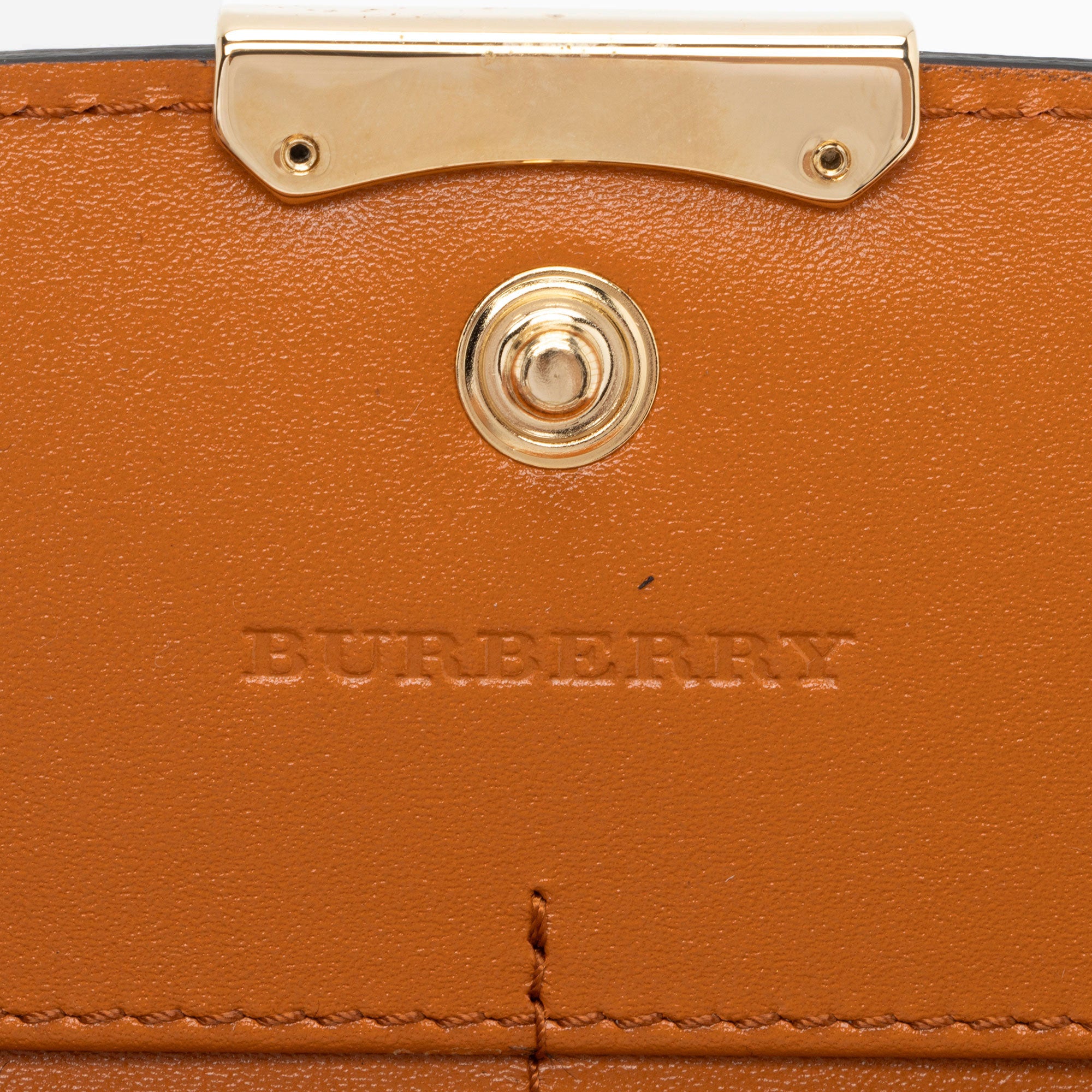Burberry Embossed Leather Porter Wallet (SHF-QF78fN)