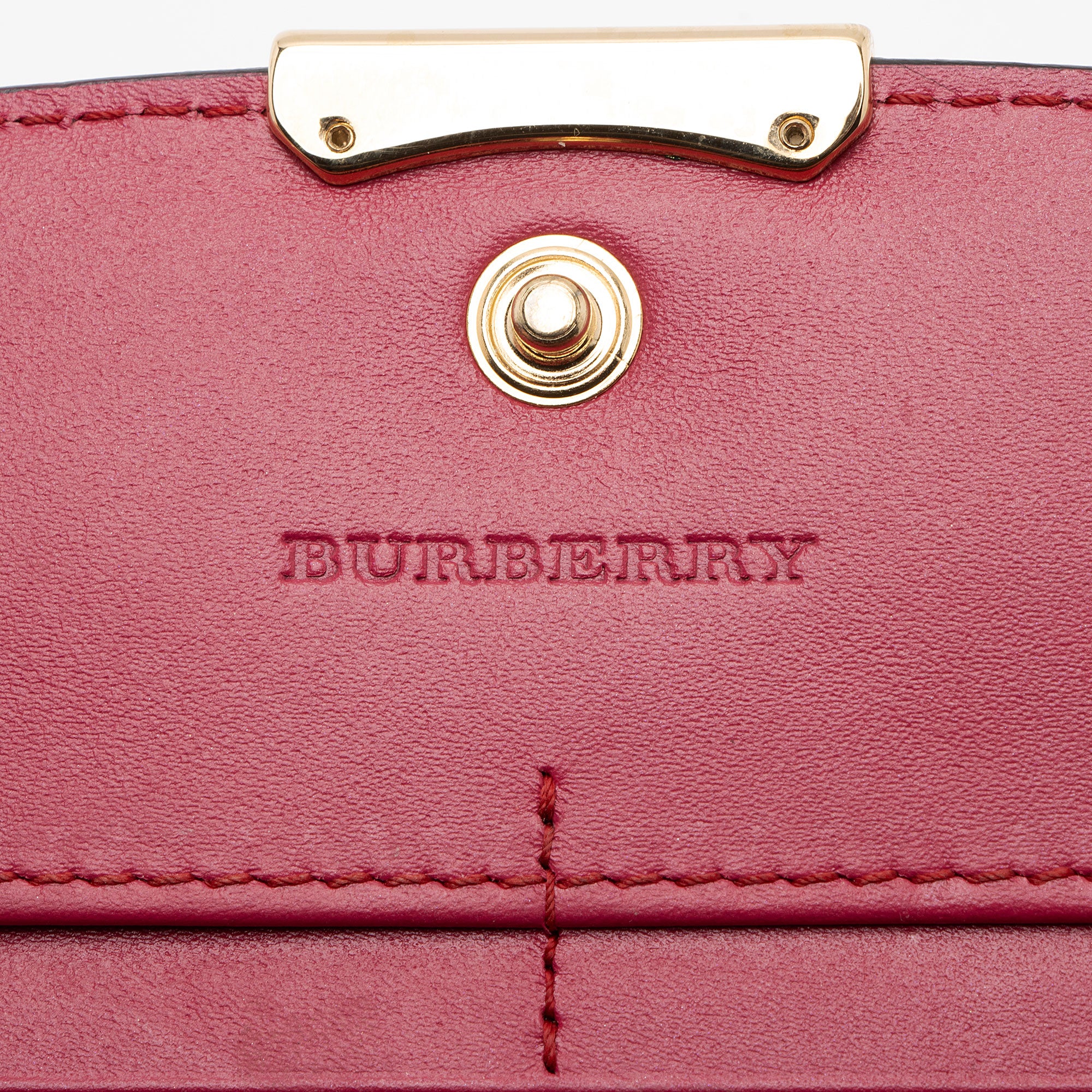 Burberry Embossed Leather Porter Wallet (SHF-HT8YDE)