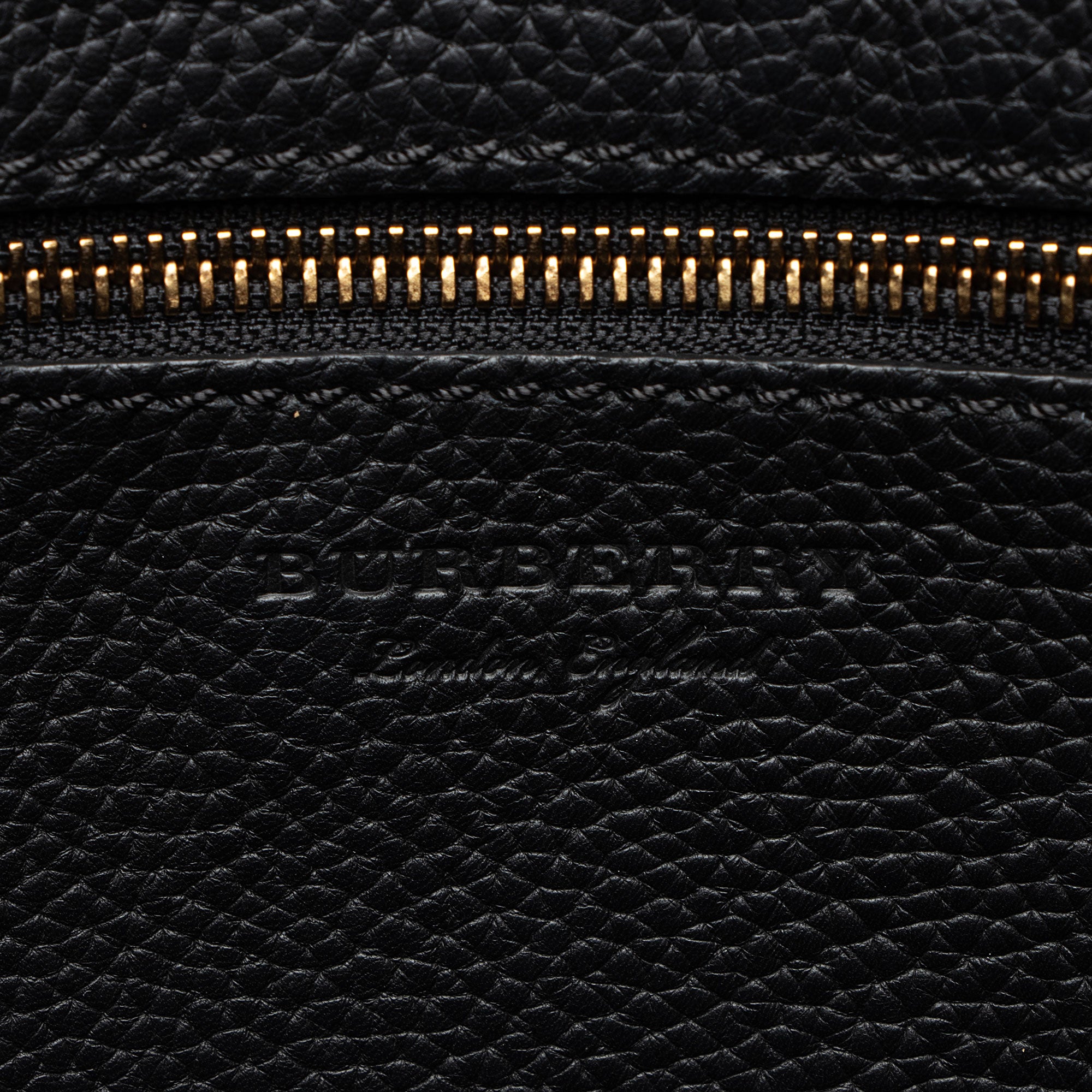 Burberry Embossed Leather Remington Tote