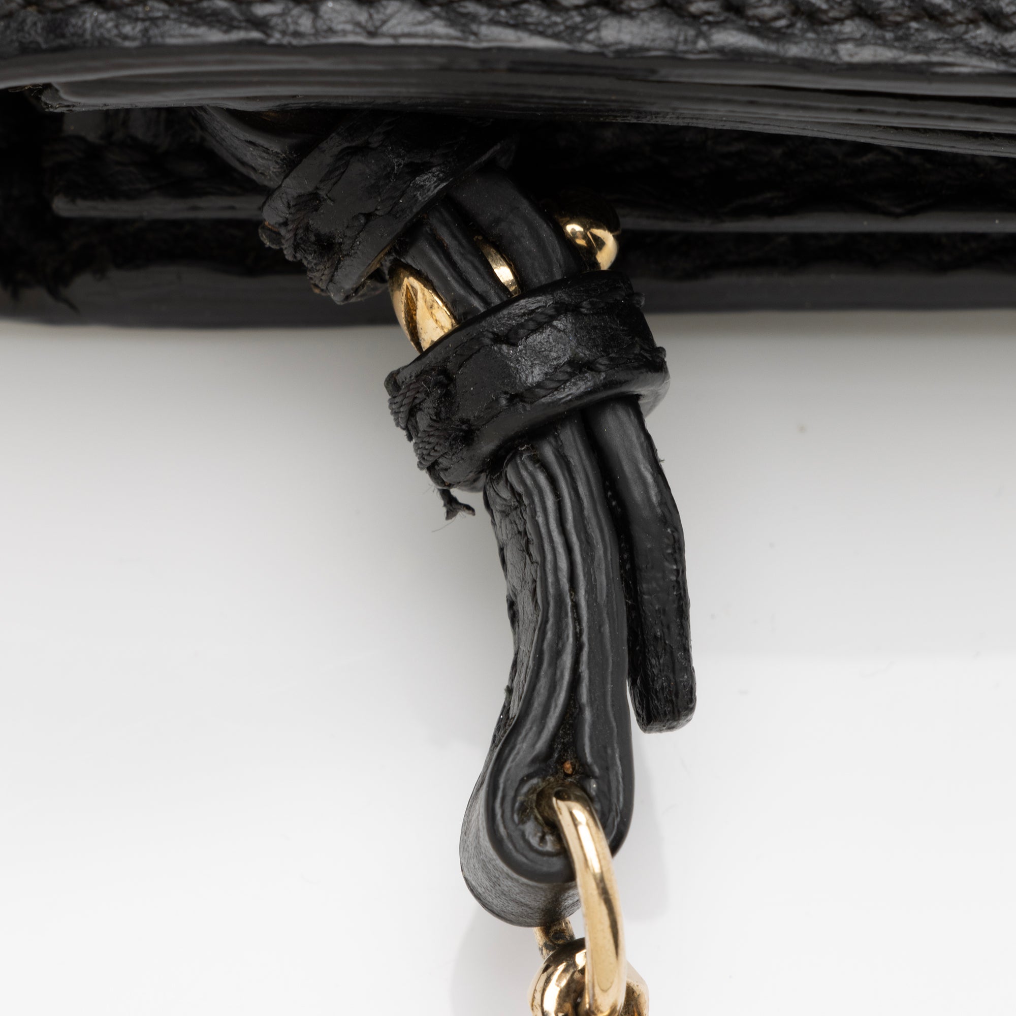 Burberry Grained Leather Madison Wallet on Chain (SHF-23926)