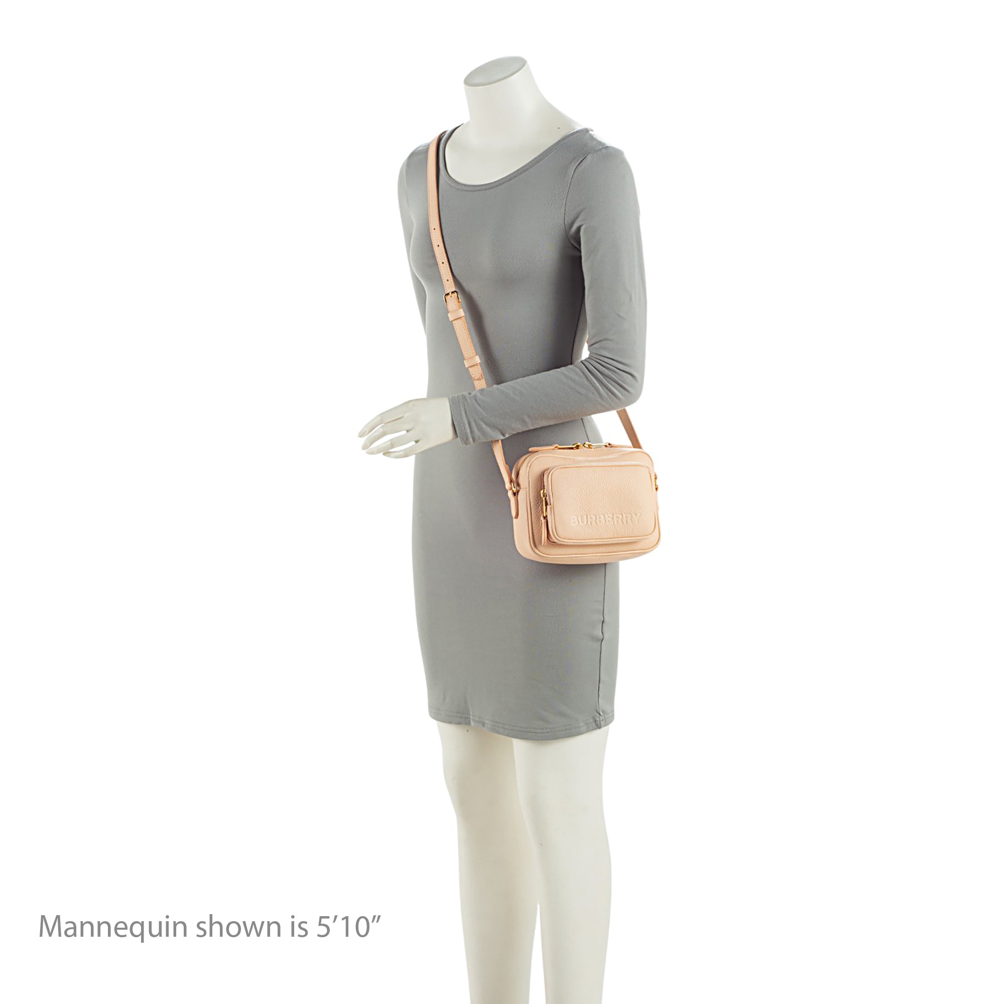 Burberry Grained Calfskin Small Camera Bag (SHF-Vj0hR8)