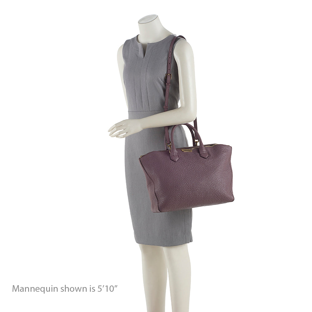 Burberry Grained Leather Dewsbury Medium Tote (SHF-18919)
