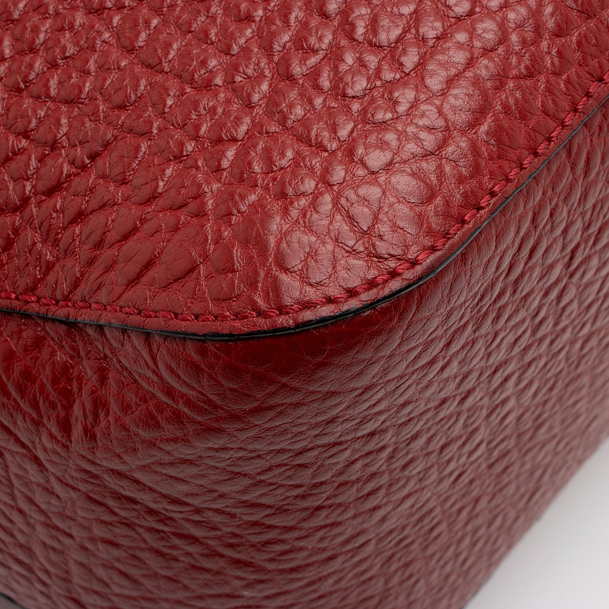 Burberry Grained Leather Ledbury Hobo