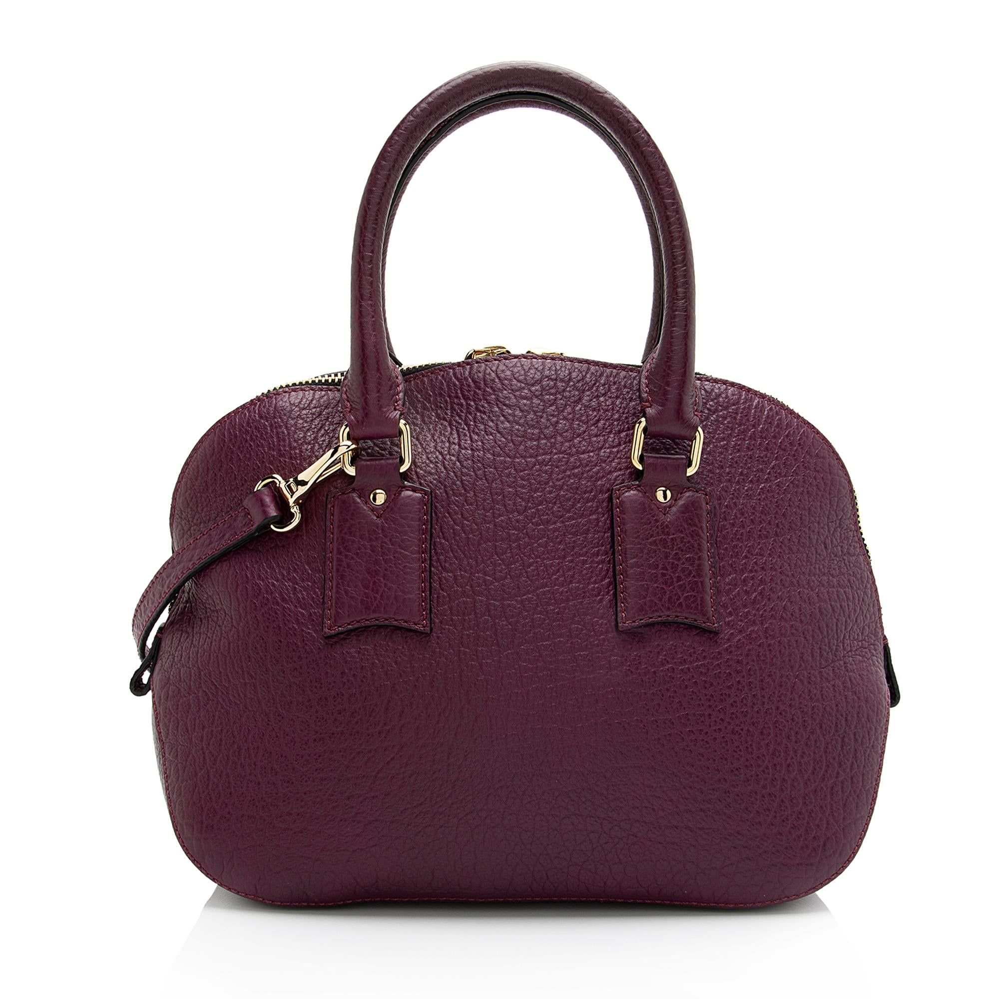 Burberry Leather Orchard Small Satchel (SHF-23801)