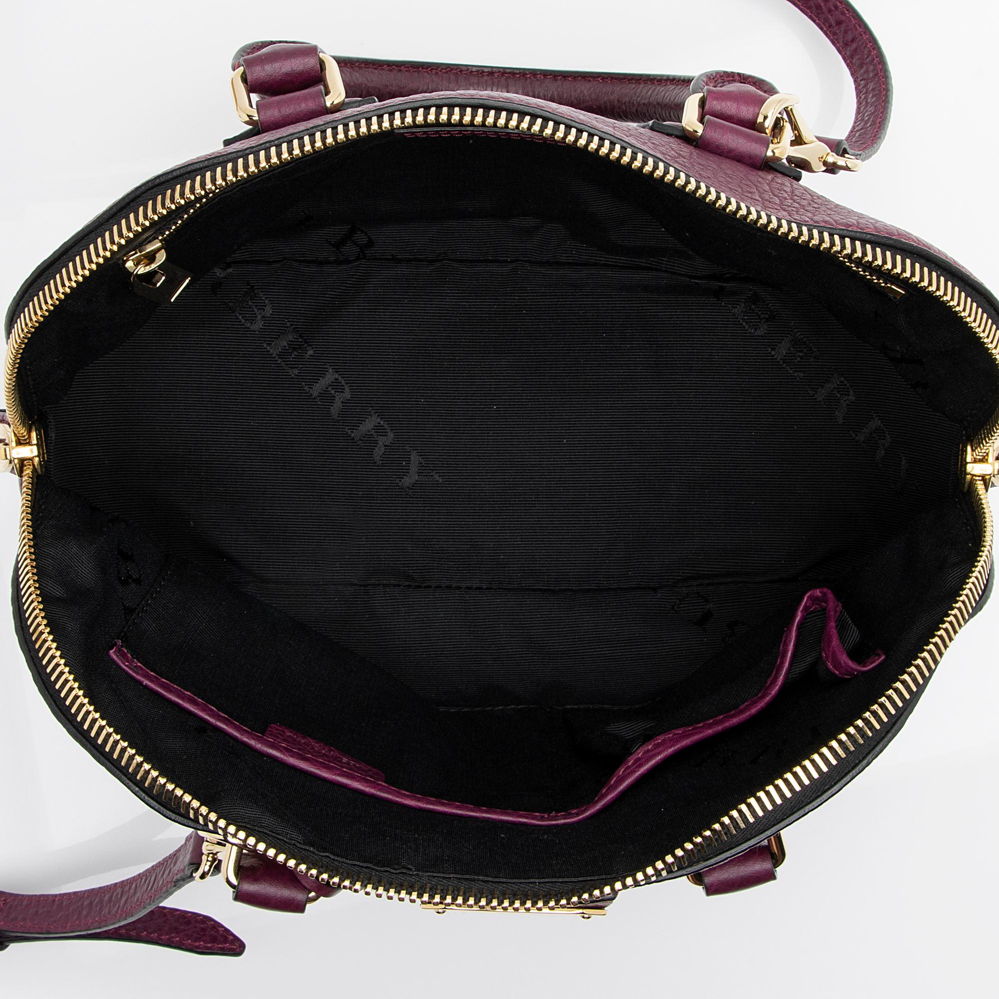 Burberry Leather Orchard Small Satchel (SHF-23801)