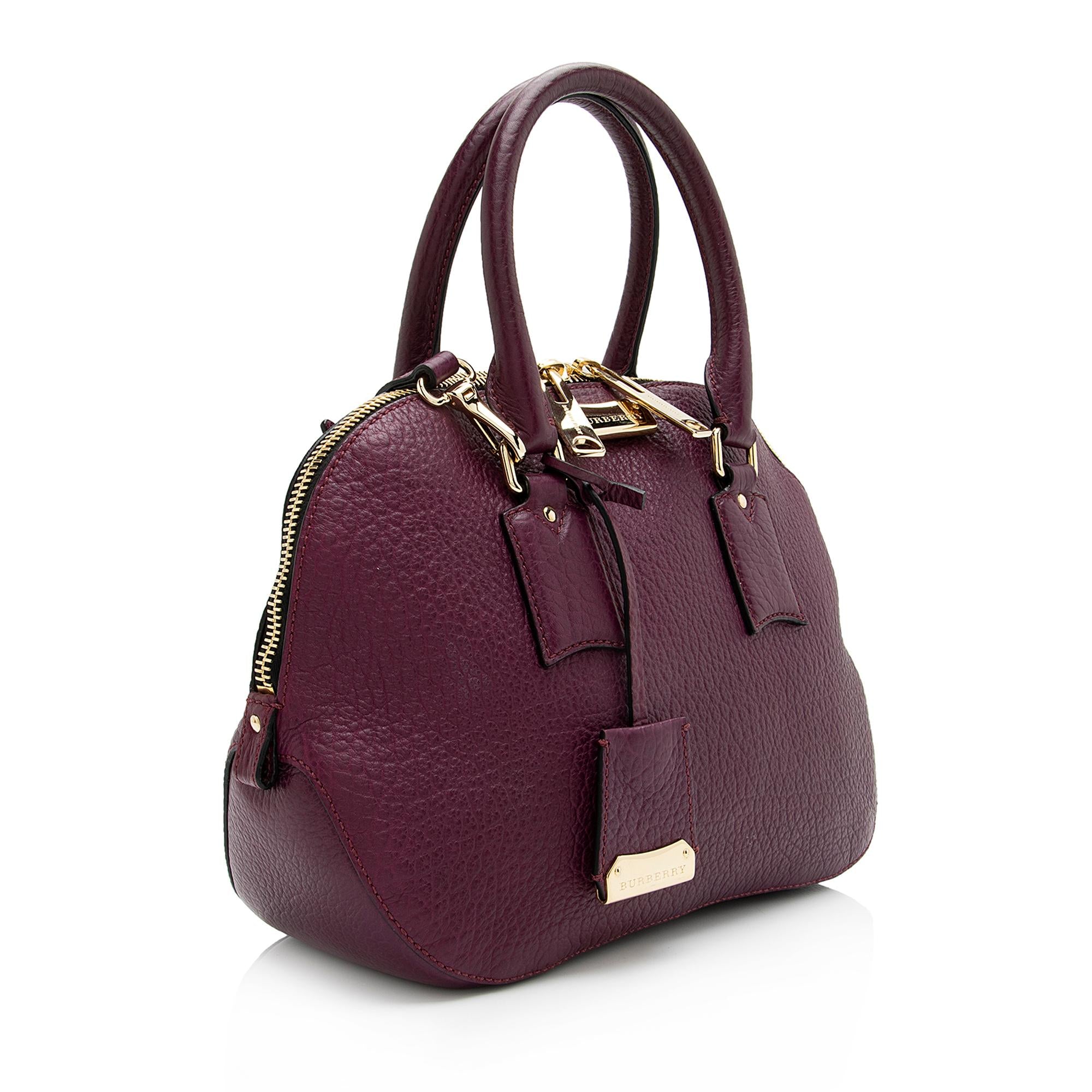 Burberry Leather Orchard Small Satchel (SHF-23801)