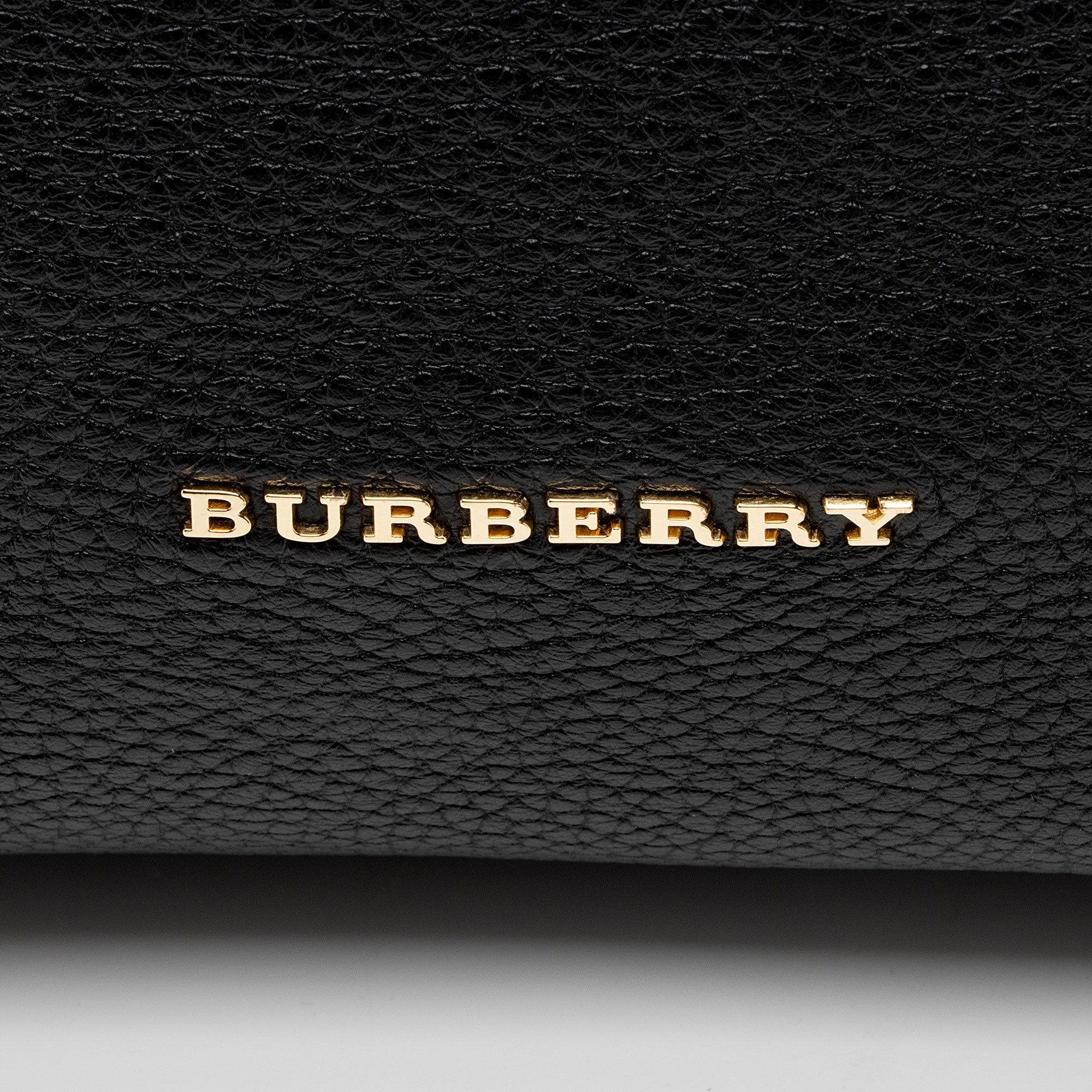 Burberry Grainy Calfskin Greenwood Small Bowling Bag (SHF-FpdJNF)