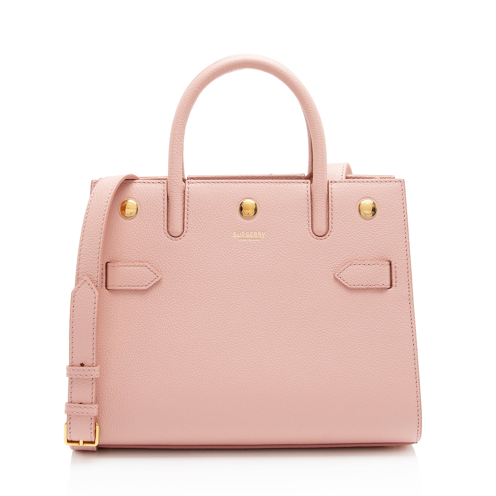 BURBERRY ハンドバッグ Burberry Calfskin Title Baby Tote (SHF-RSZ1OC)