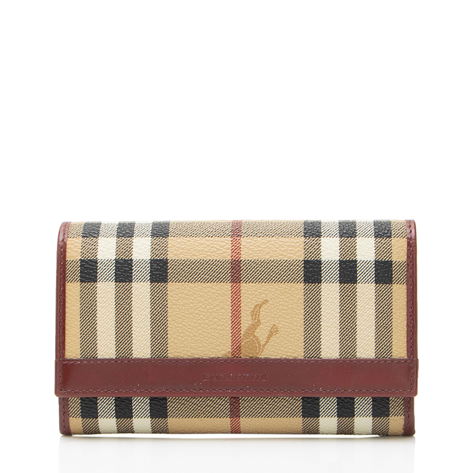 Burberry Haymarket Check Continental Wallet