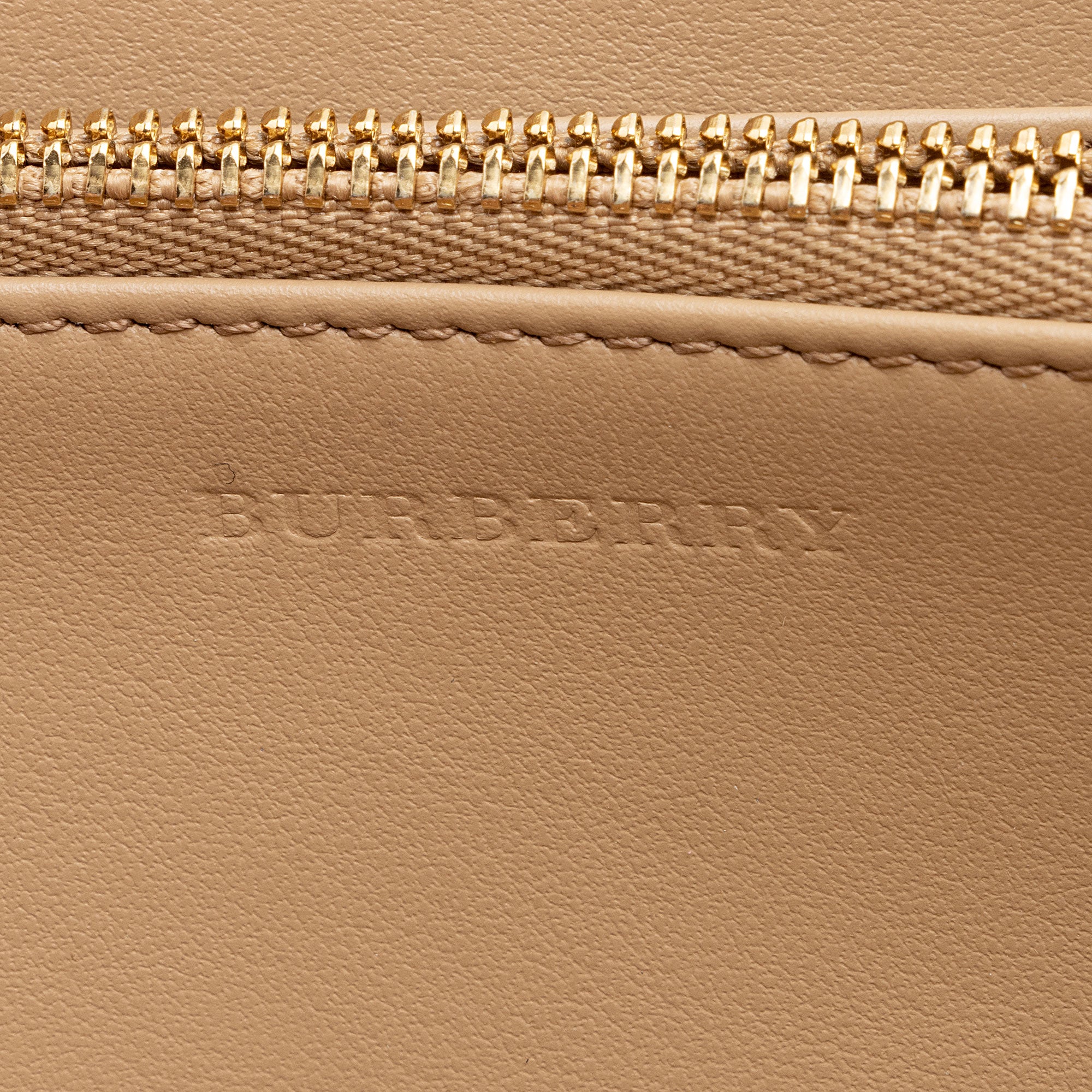 Burberry Haymarket Check Zip Around Wallet (SHF-T4rgfq)