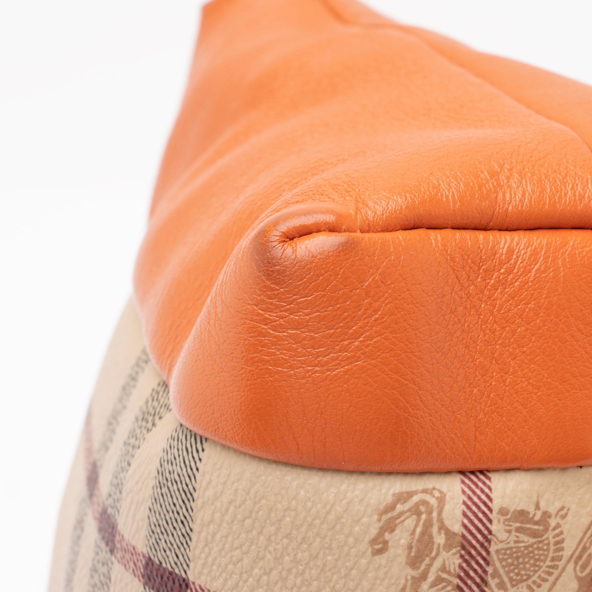 Burberry Haymarket Check Leather Knots Leah Small Clutch (SHF-n3rgZO)