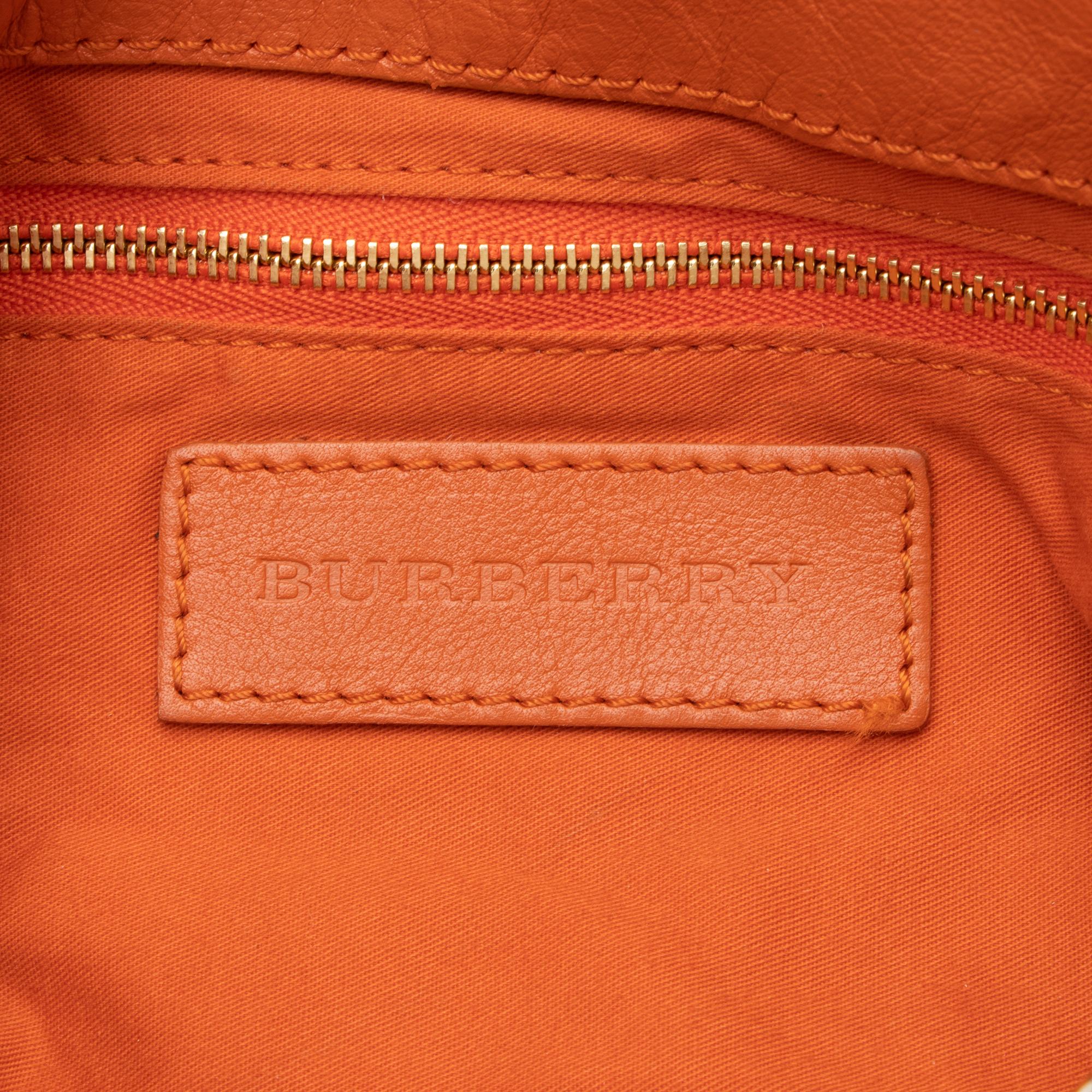 Burberry Haymarket Check Leather Knots Leah Small Clutch (SHF-n3rgZO)