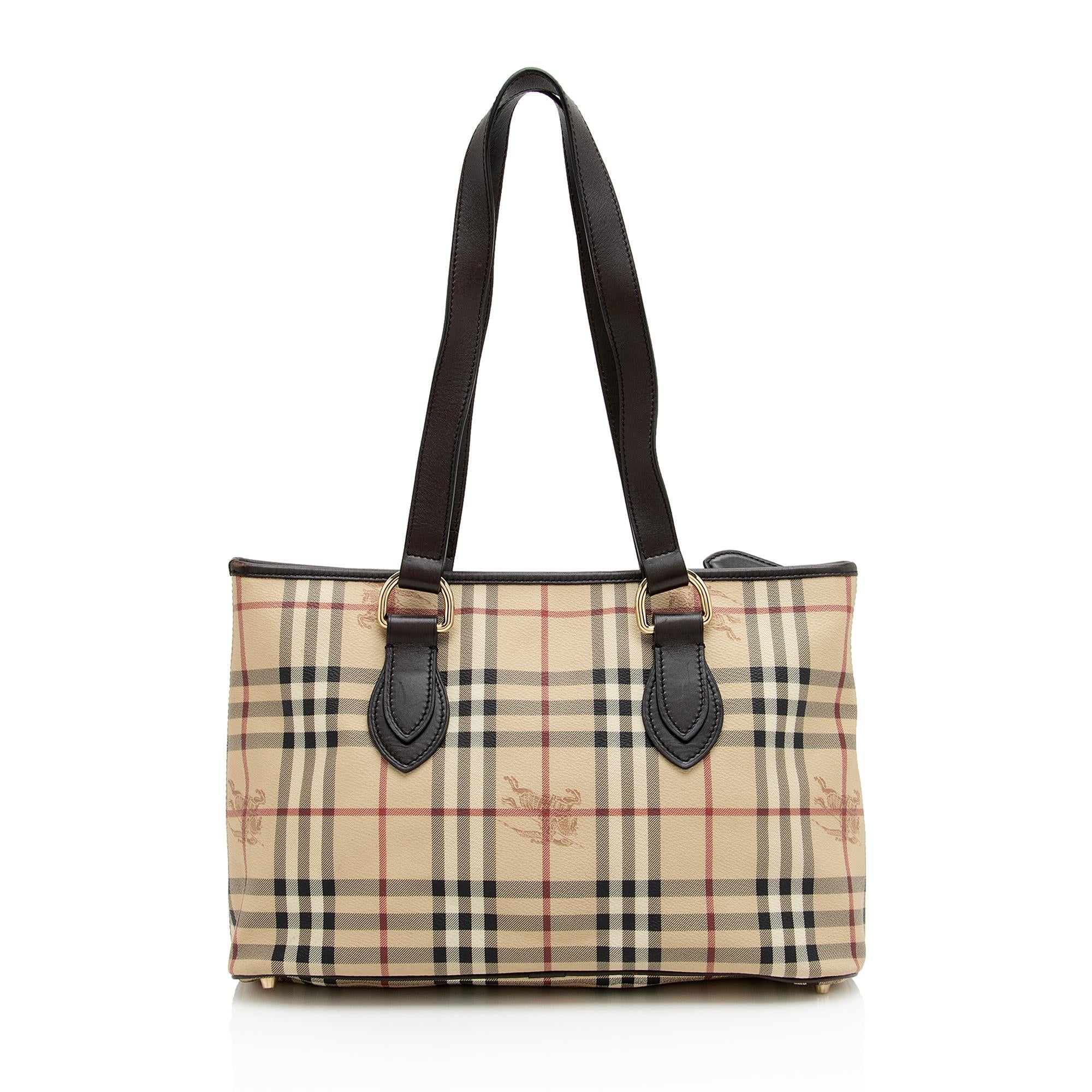 Burberry Haymarket Check Medium Regent Tote (SHF-22951)