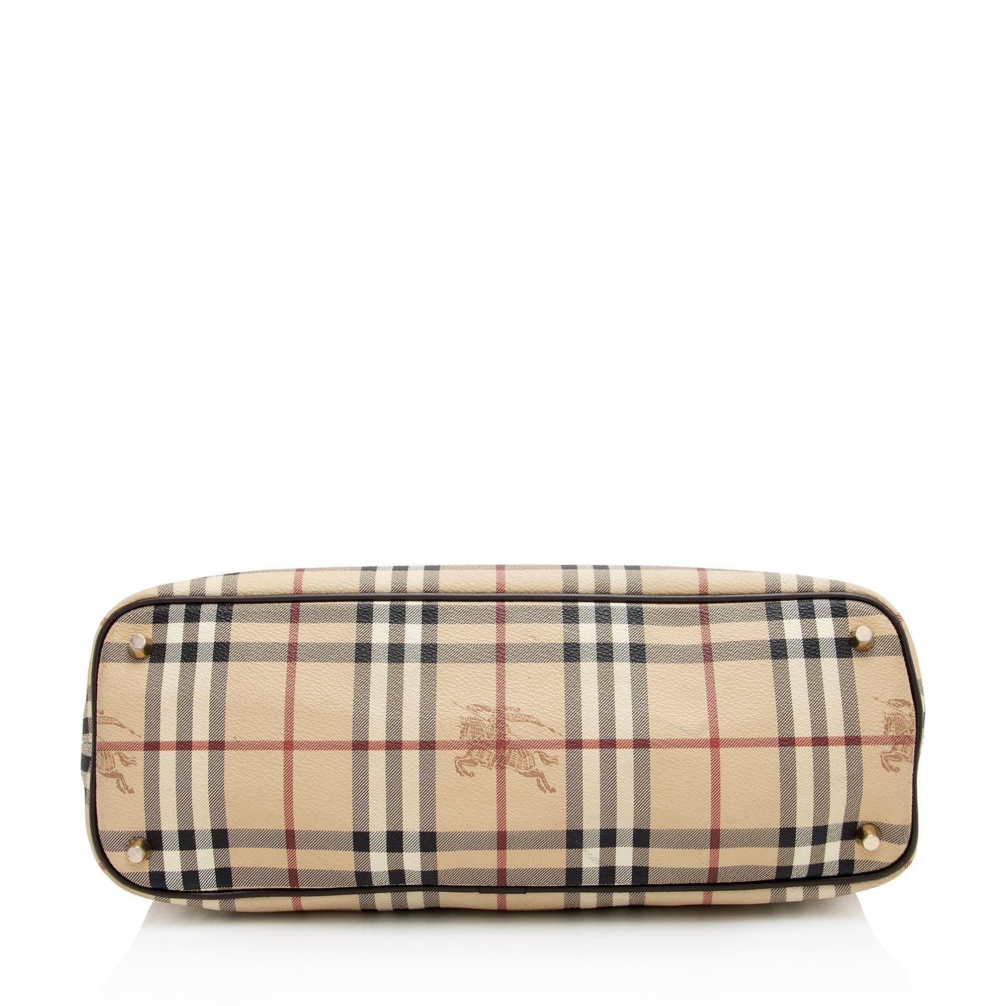 Burberry Haymarket Check Medium Regent Tote (SHF-22951)