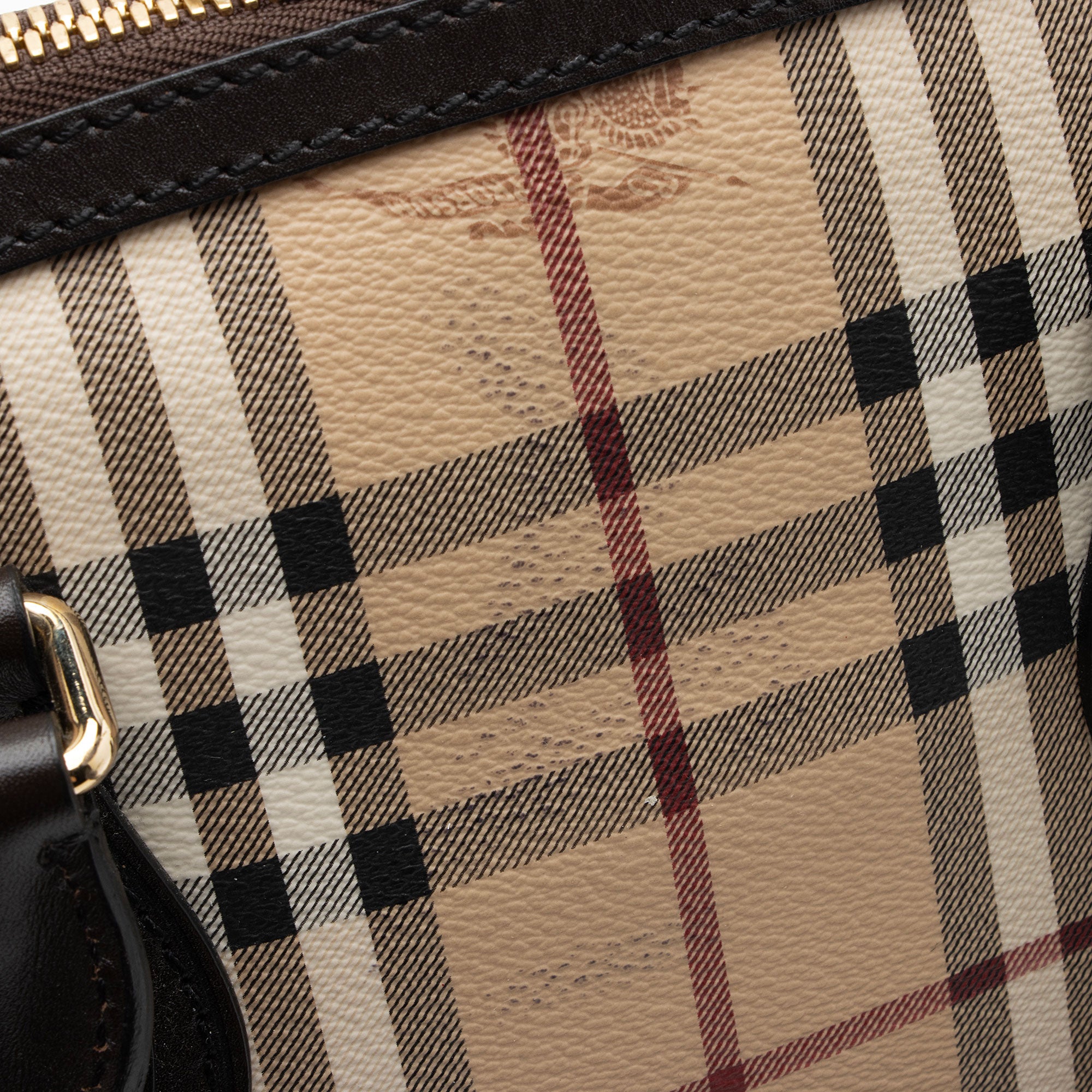 Burberry Haymarket Check Orchard Small Satchel