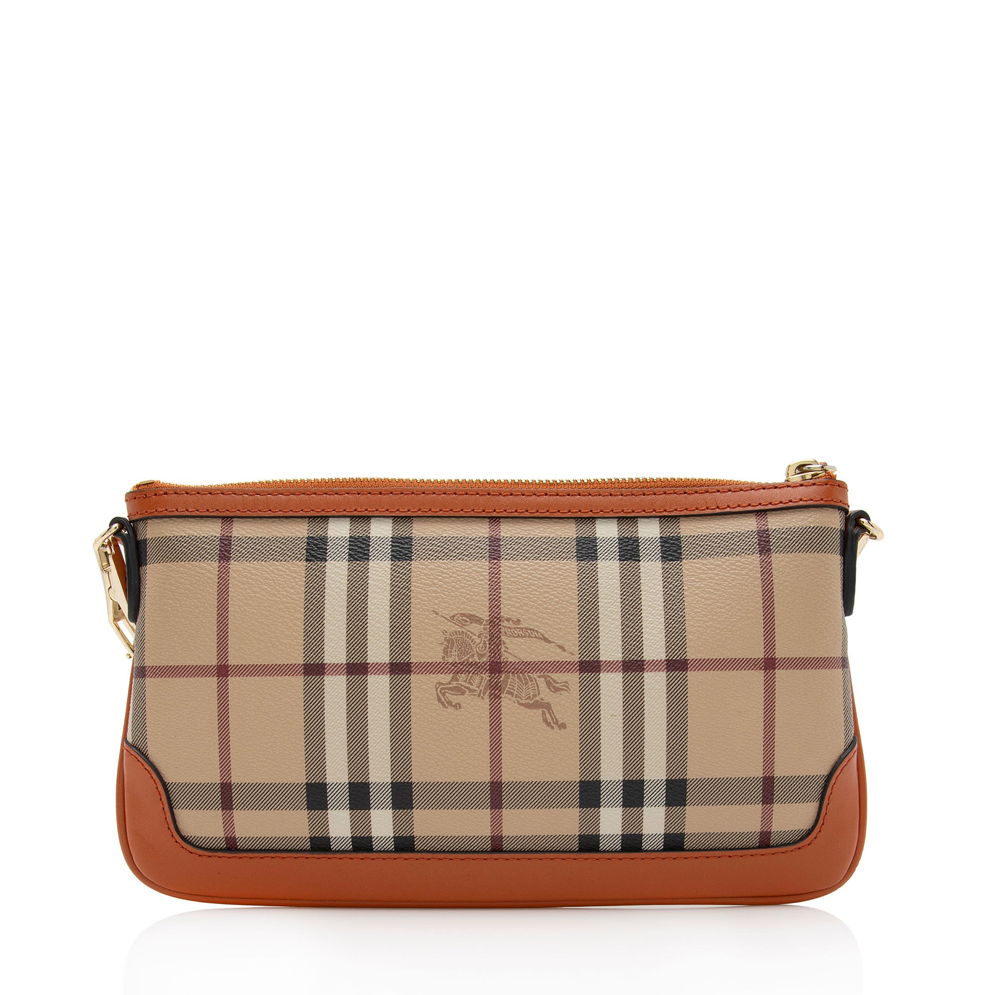 Burberry Haymarket Check Peyton Clutch (SHF-IfJeTZ)