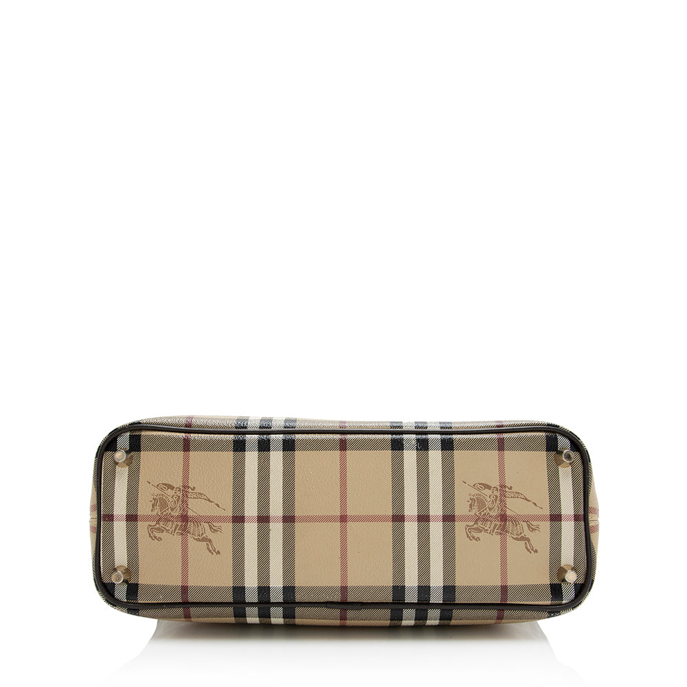 Burberry Haymarket Check Regent Small Tote (SHF-21811)