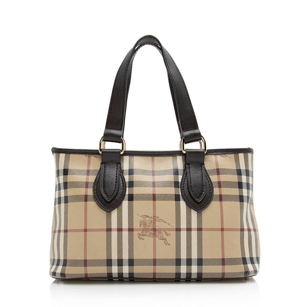 Burberry Haymarket Check Regent Small Tote (SHF-21811)