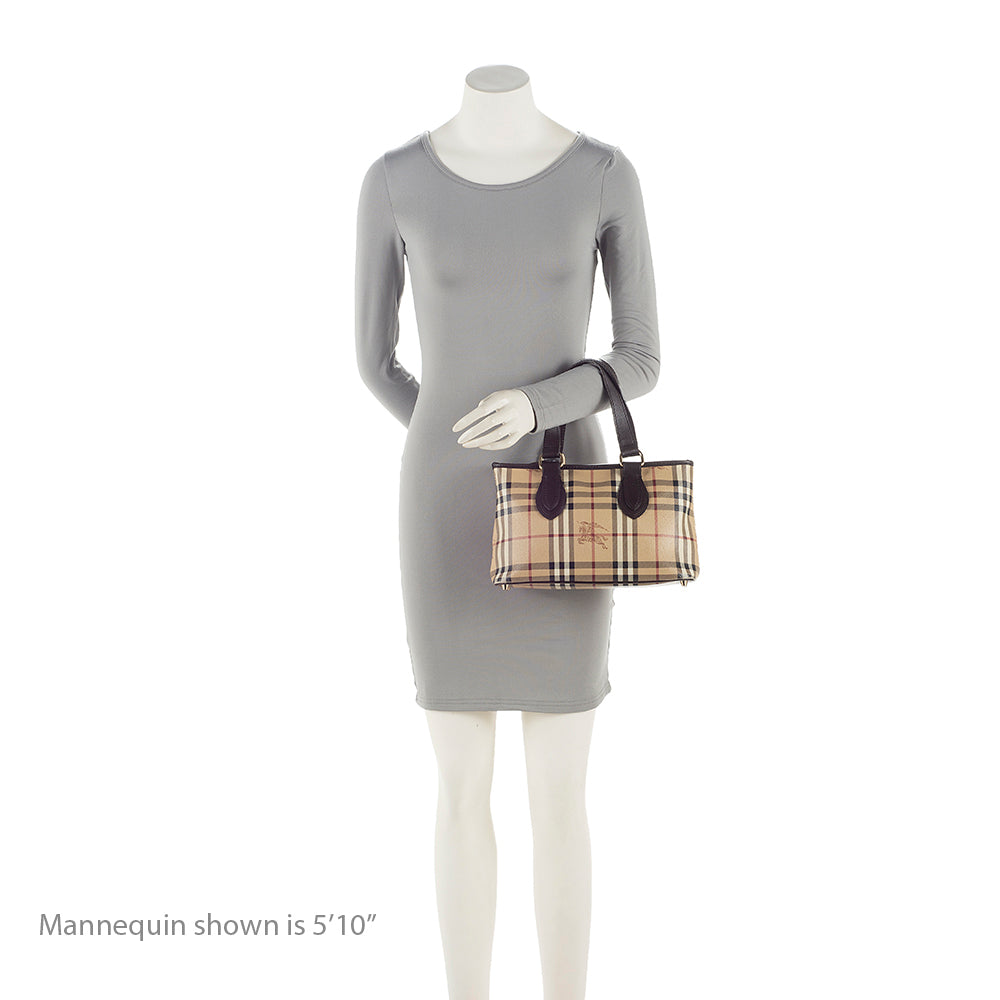 Burberry Haymarket Check Regent Small Tote (SHF-21811)