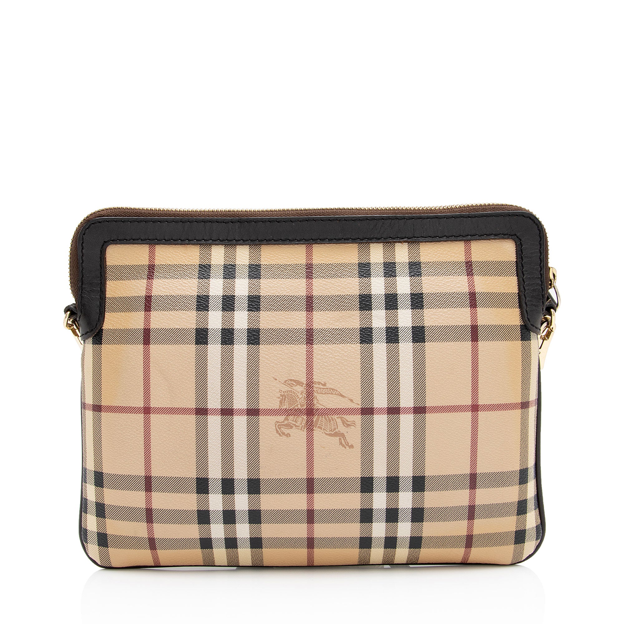 Burberry Haymarket Check Small Crossbody Bag (SHF-pnMphr)