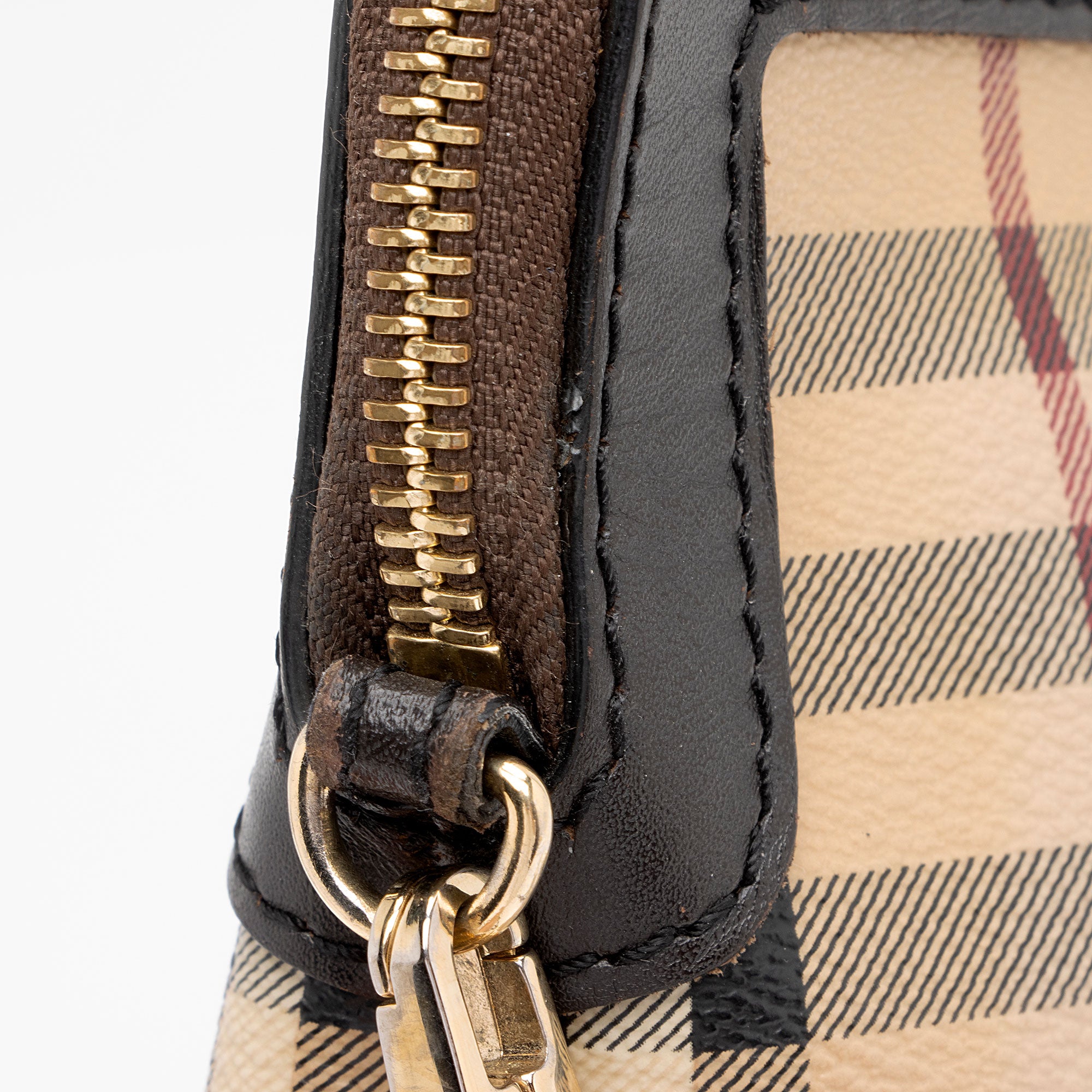 Burberry Haymarket Check Small Crossbody Bag (SHF-pnMphr)