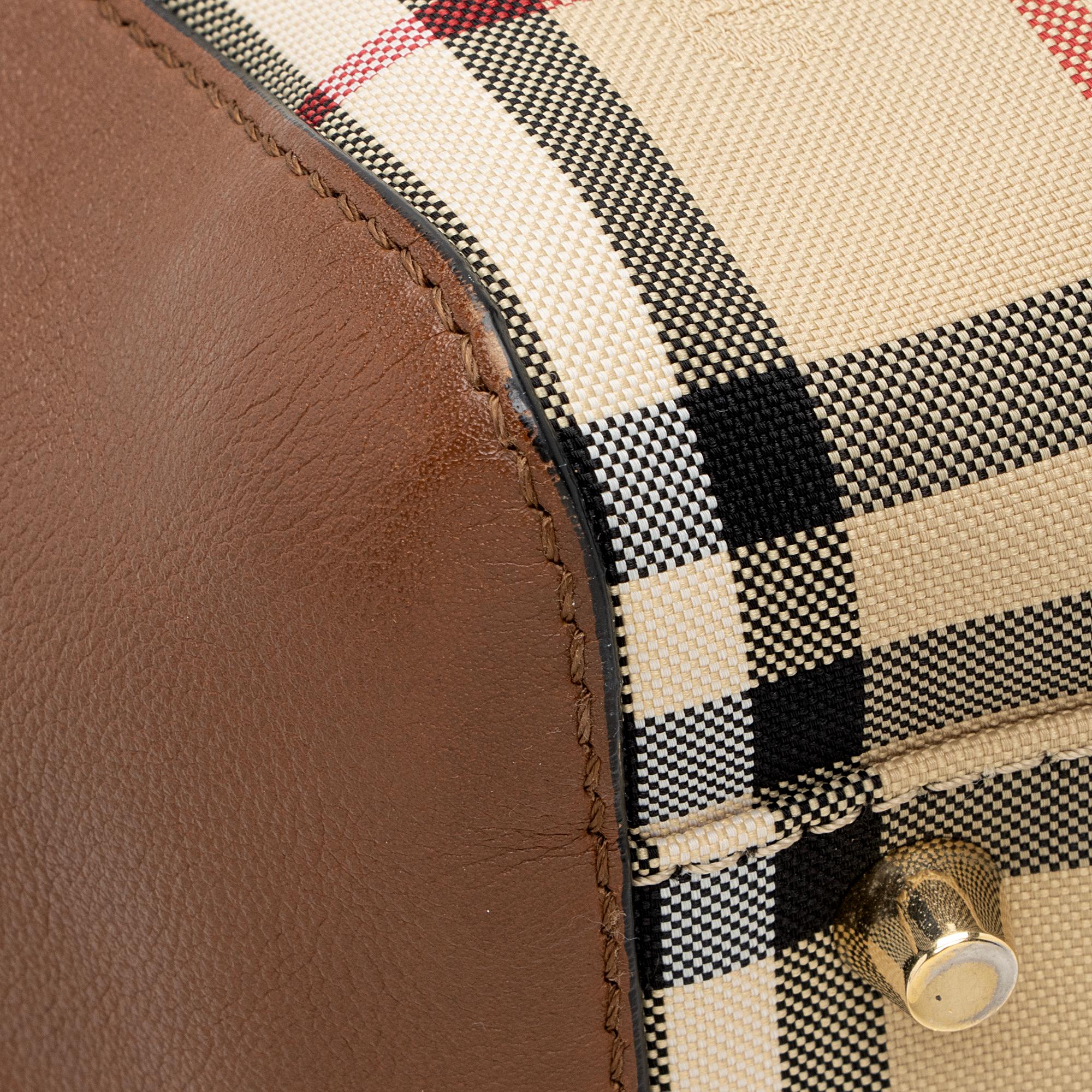 Burberry Horseferry Check Canterbury Small Tote