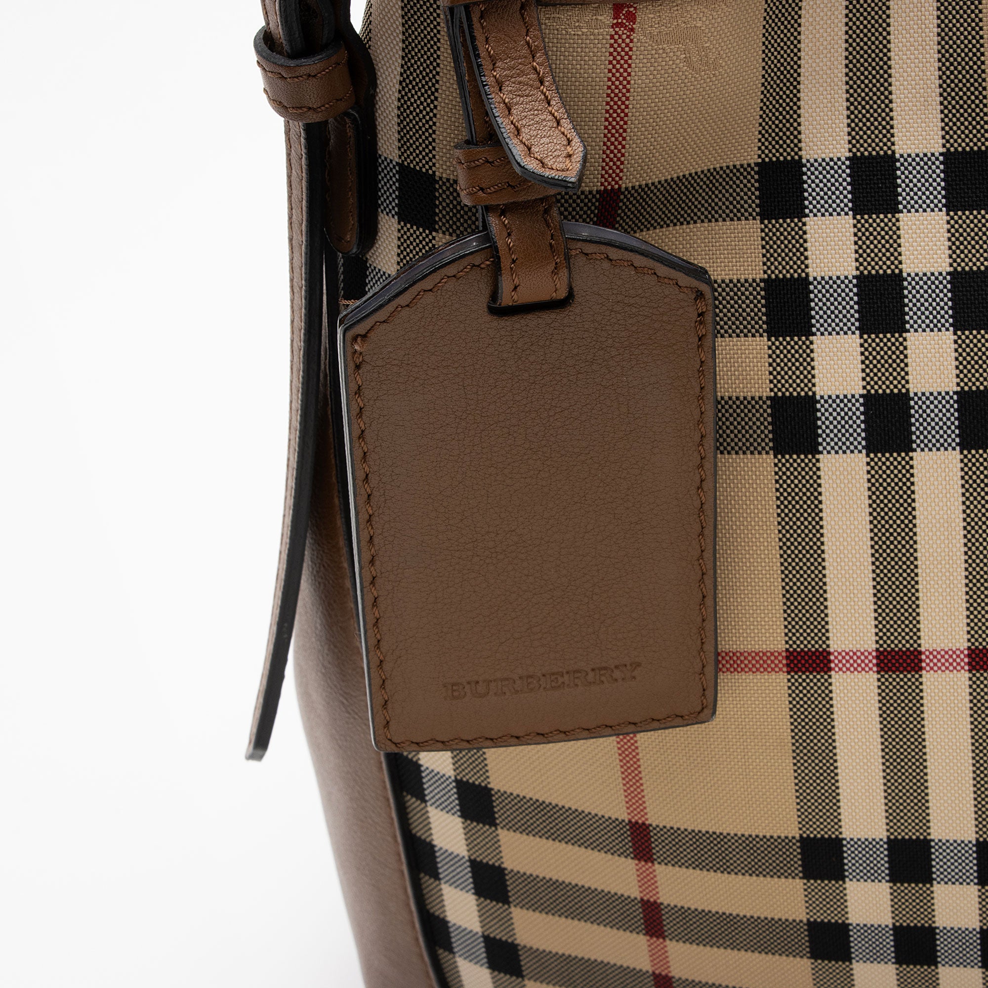 Burberry Horseferry Check Canterbury Small Tote (SHF-TBe3ms)
