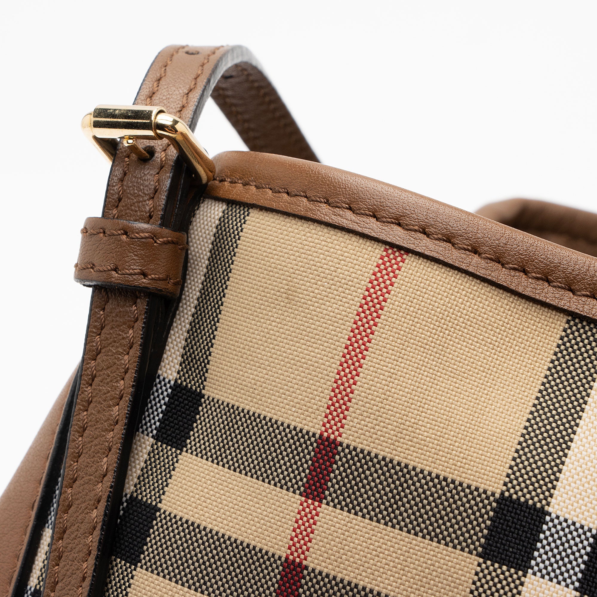 Burberry Horseferry Check Canterbury Small Tote (SHF-TBe3ms)